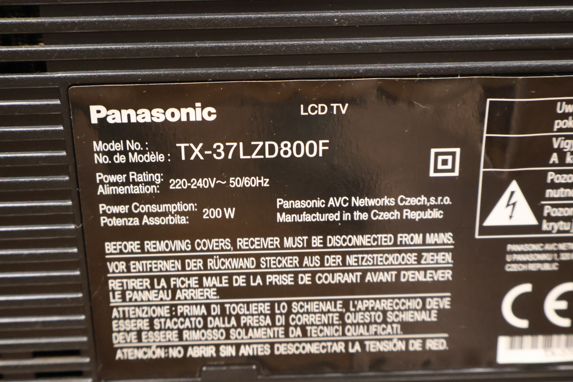 Panasonic Viera televisie met afstandsbediening – foto 8 – kavel bij GSD Auctions, Zoeterwoude