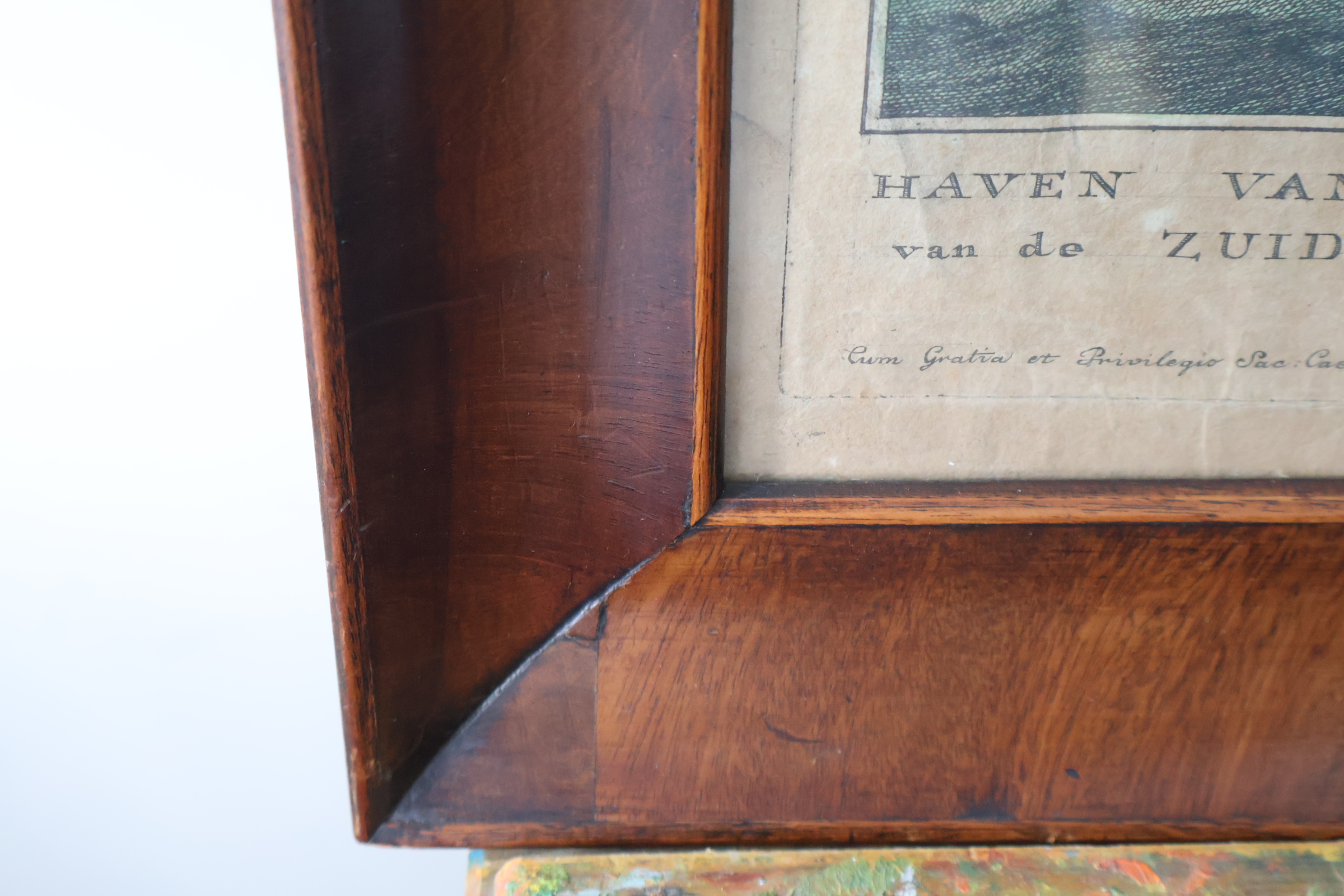 Ingelijste aquarel 'Haven van Harlingen' – foto 7 – kavel bij GSD Auctions, Zoeterwoude