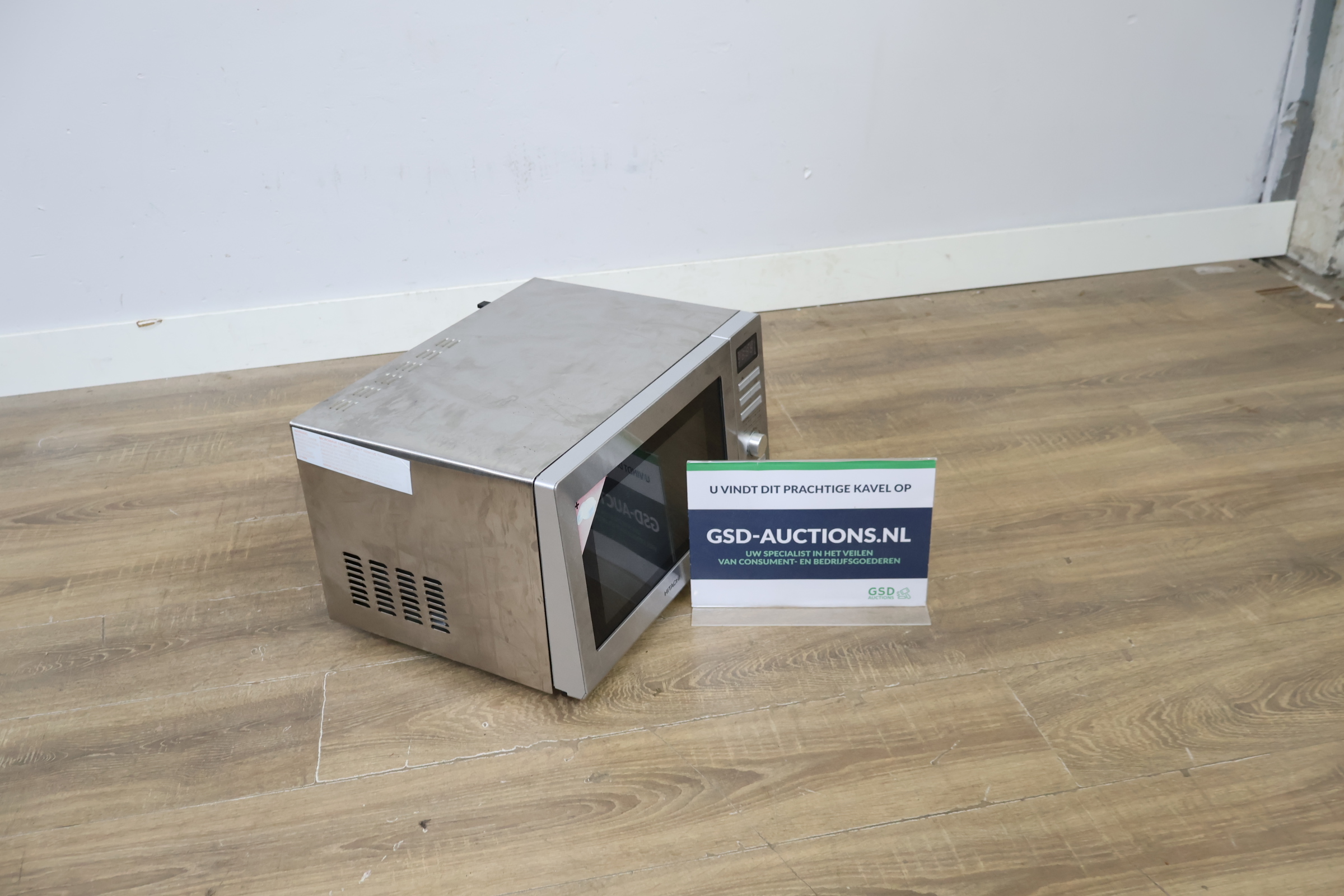 Inventum magnetron wit en RVS – kavel bij GSD Auctions, Zoeterwoude