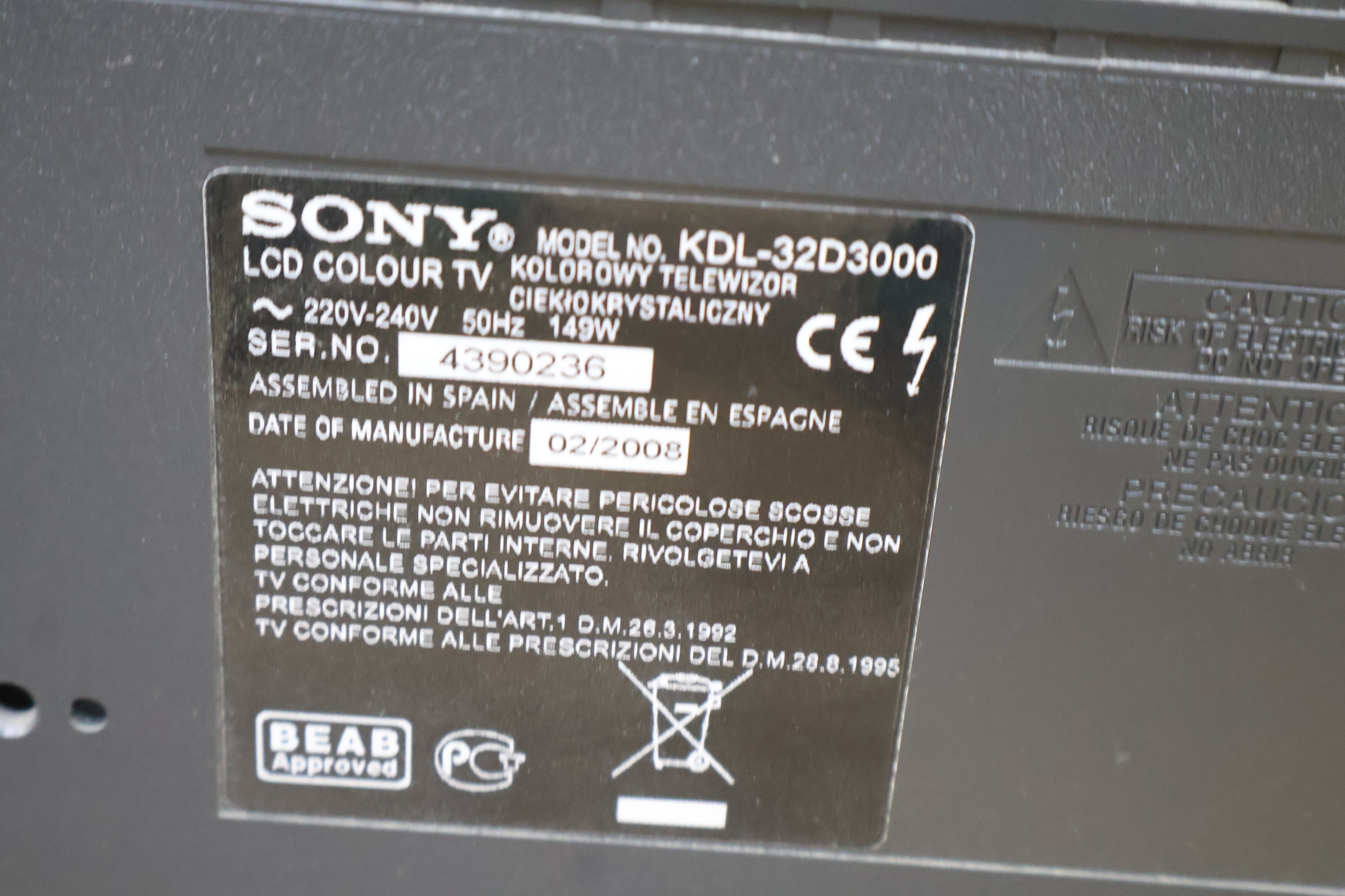 Sony Bravia flatscreen televisie – foto 8 – kavel bij GSD Auctions, Zoeterwoude