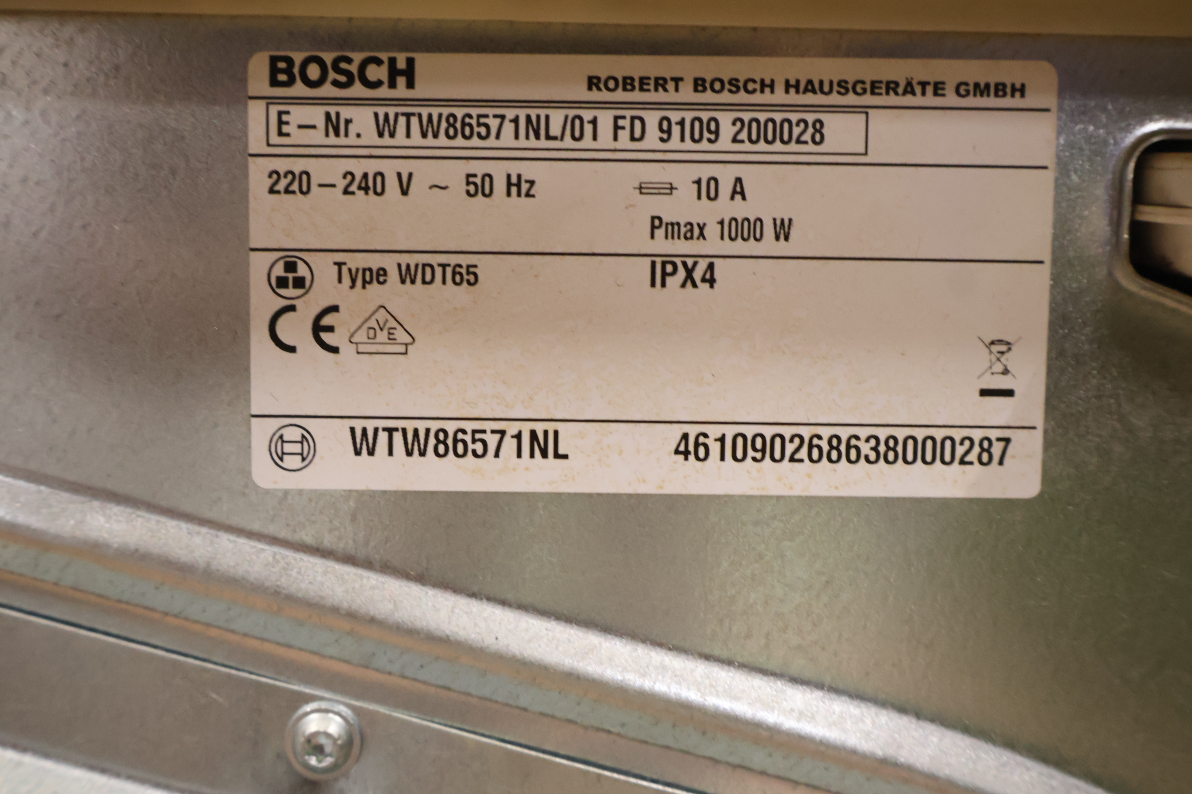 Bosch EcoLogixx 7 wasdroger – foto 7 – kavel bij GSD Auctions, Zoeterwoude