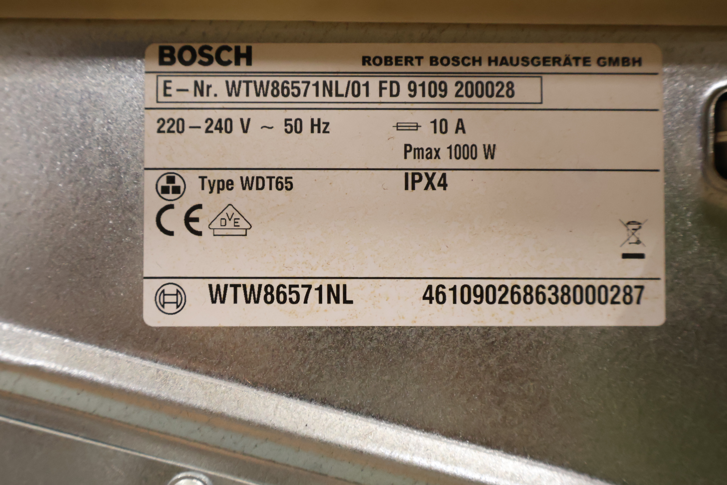 Bosch EcoLogixx 7 wasdroger – foto 8 – kavel bij GSD Auctions, Zoeterwoude