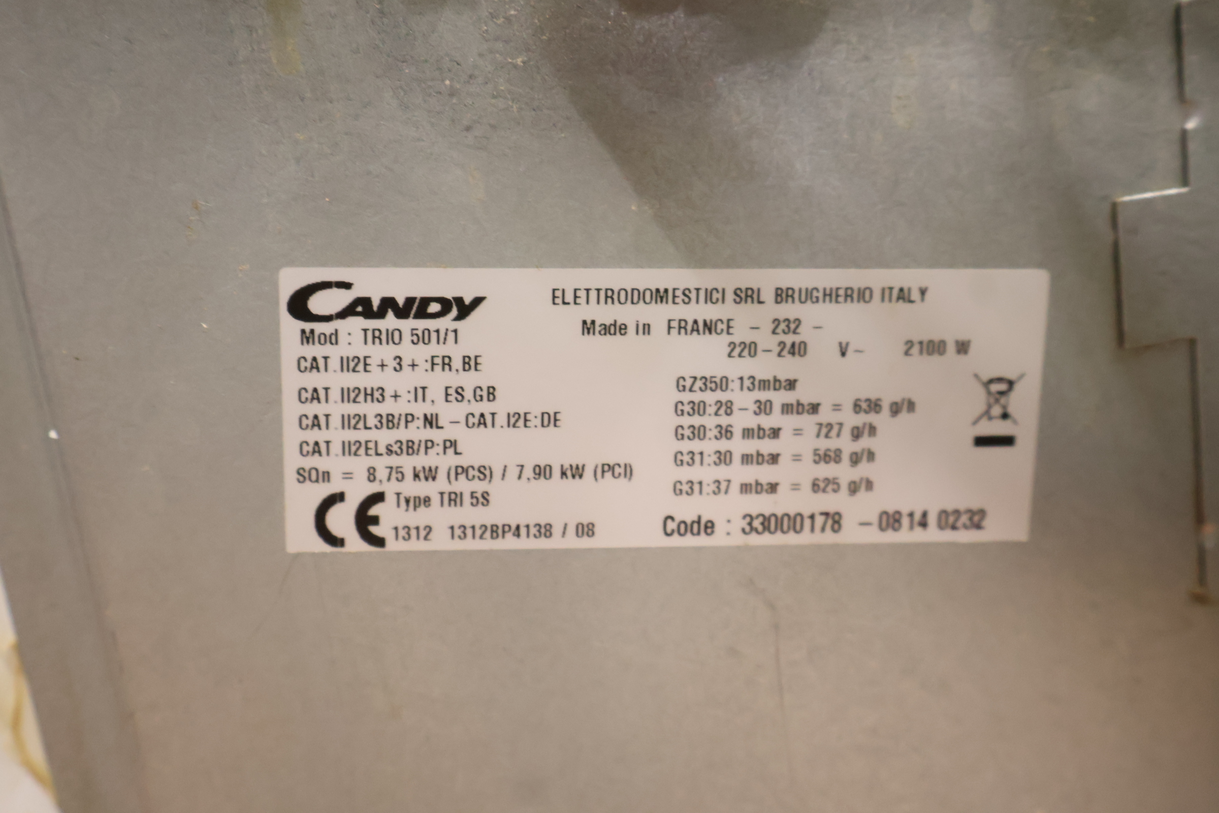 Candy elektrische kookplaat met oven – foto 7 – kavel bij GSD Auctions, Zoeterwoude