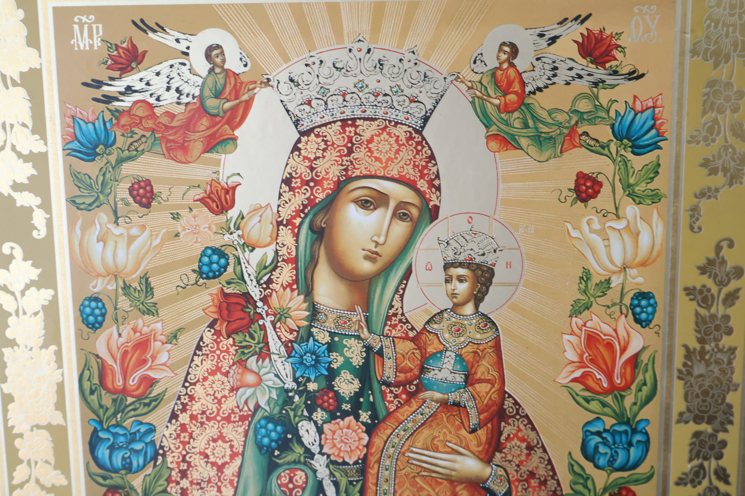 Russische Orthodoxe icoon met Maria en kind – foto 8 – kavel bij GSD Auctions, Zoeterwoude