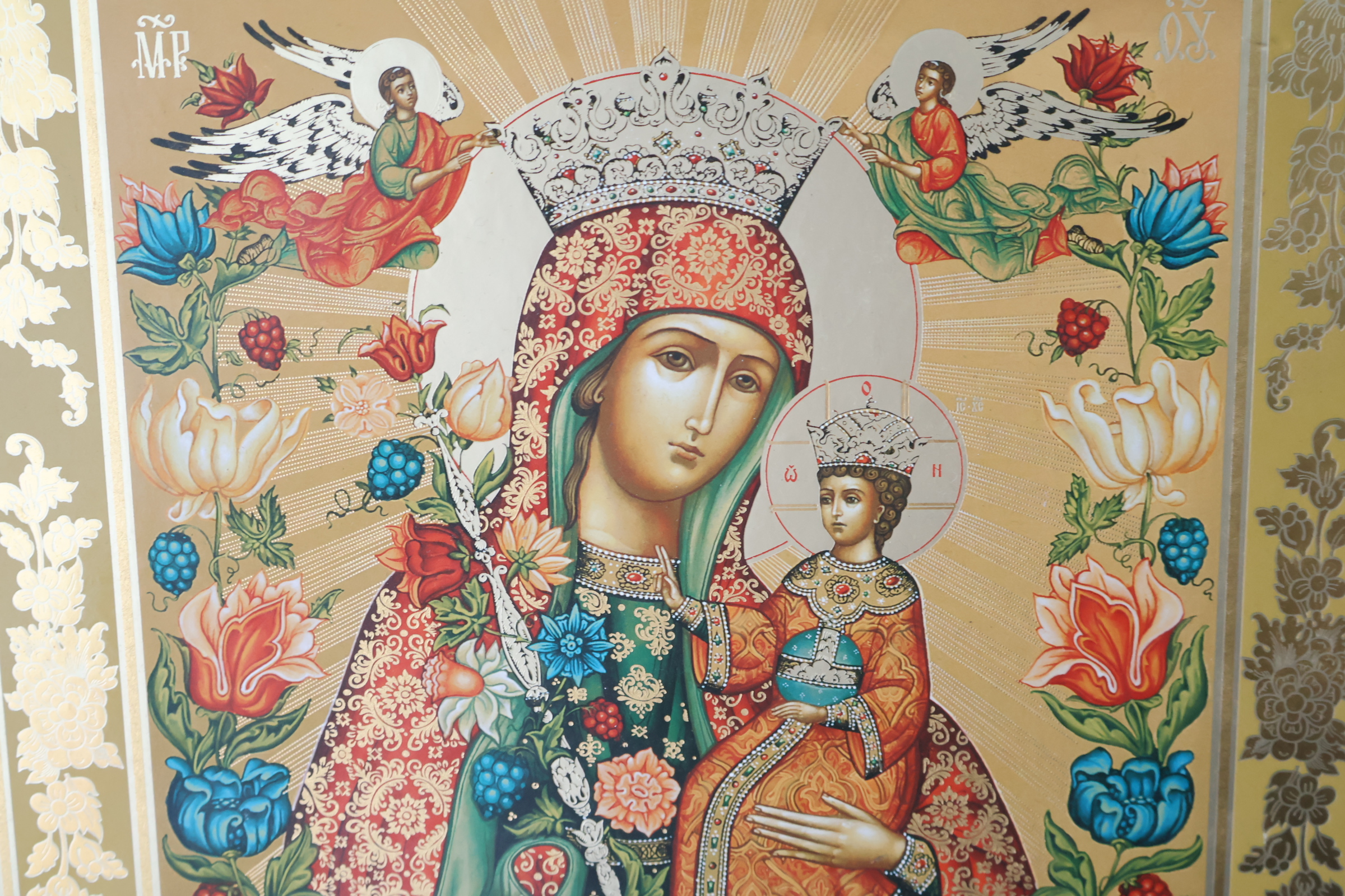Russische Orthodoxe icoon met Maria en kind – foto 9 – kavel bij GSD Auctions, Zoeterwoude