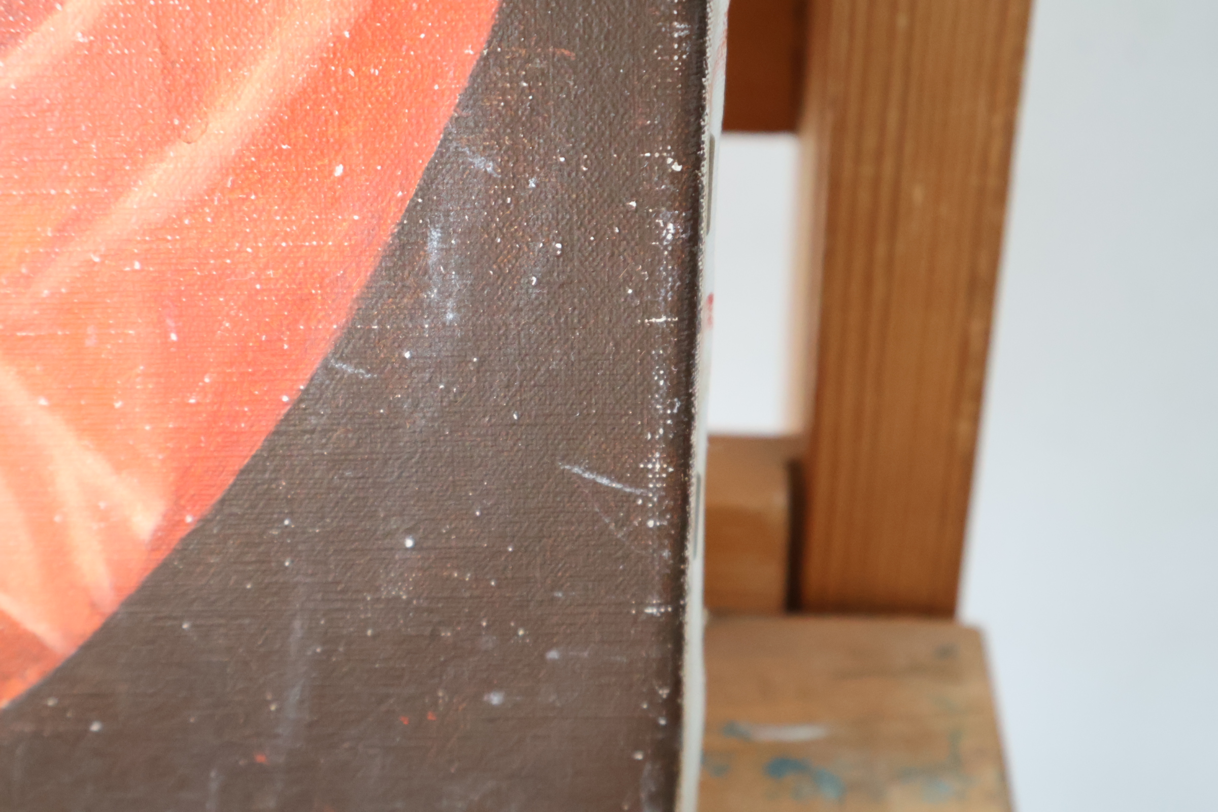 Olieverfschilderij van een 18e-eeuwse heer in rode kleding – foto 6 – kavel bij GSD Auctions, Zoeterwoude