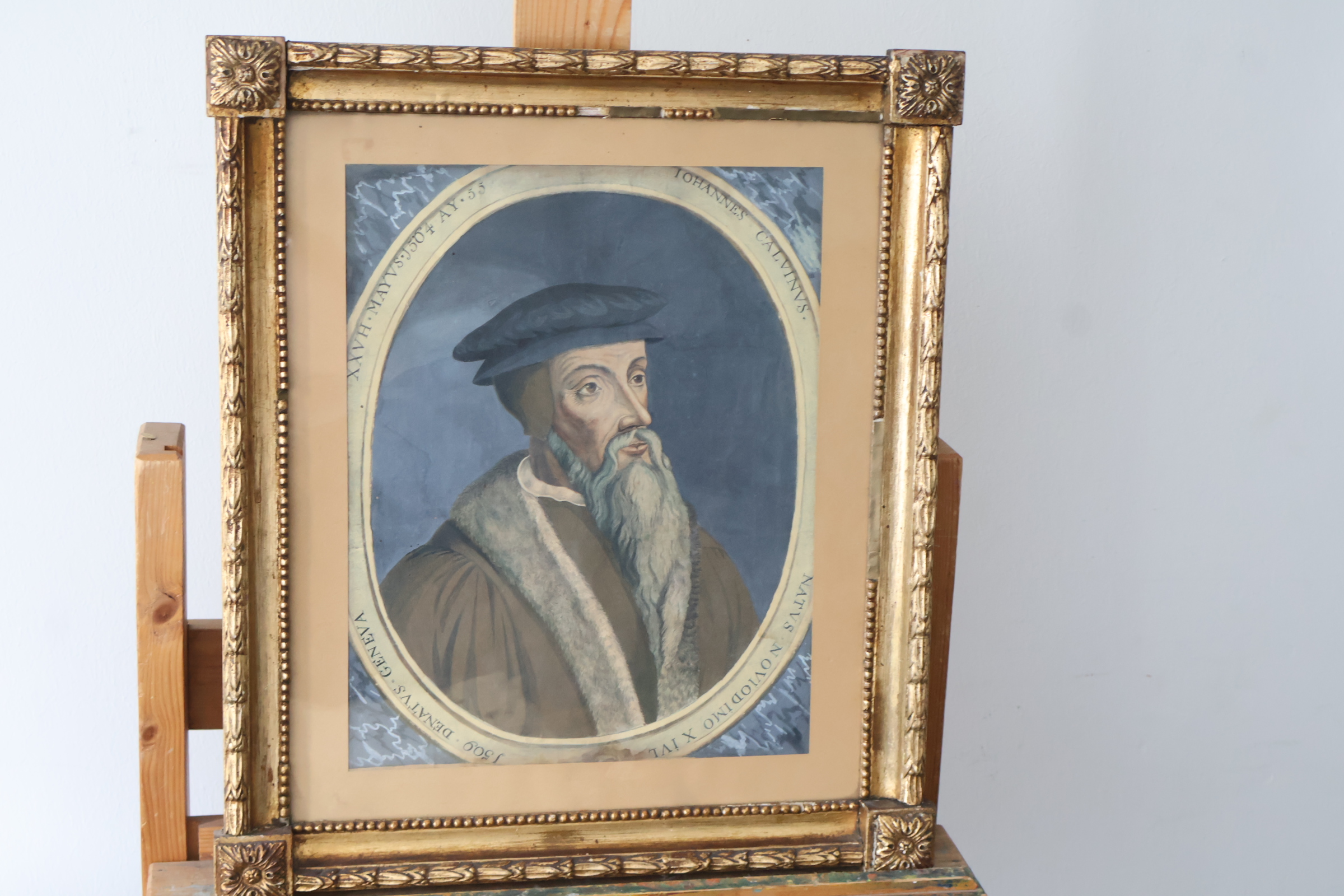 Gegraveerd portret in vergulde lijst – kavel bij GSD Auctions, Zoeterwoude