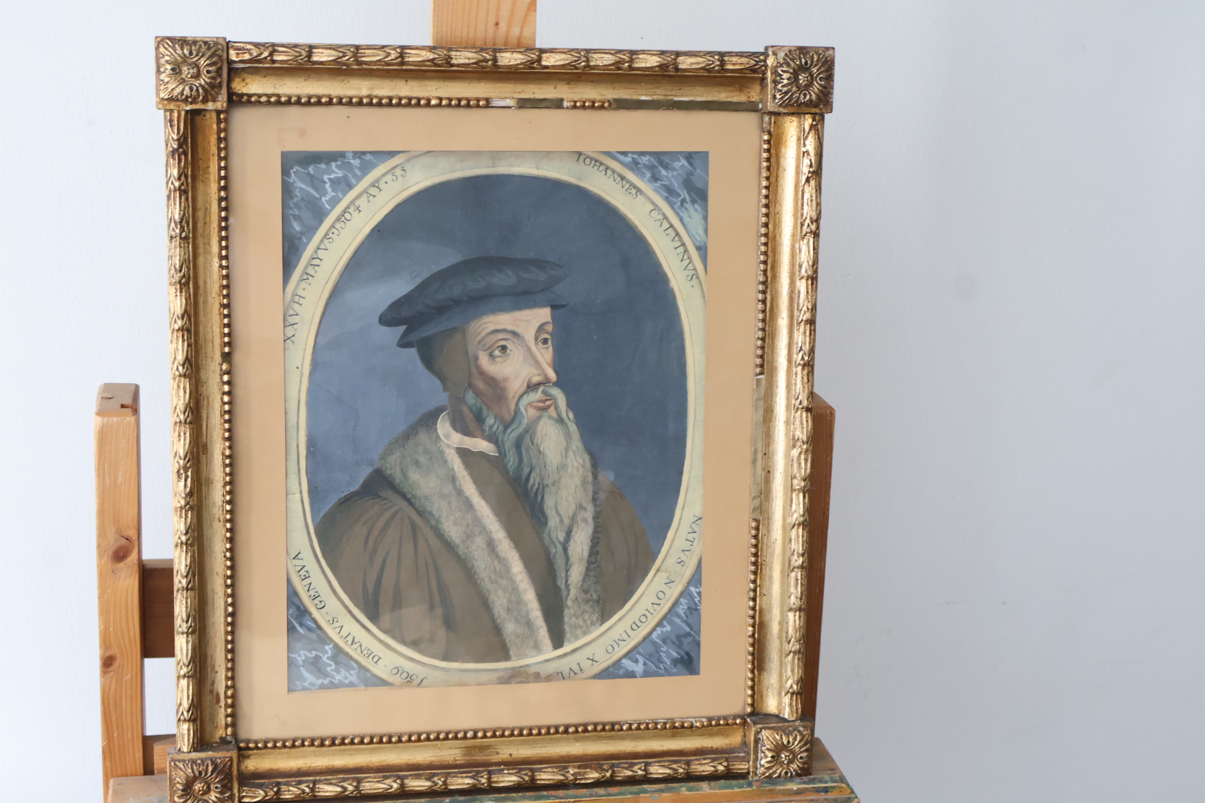 Gegraveerd portret in vergulde lijst – foto 2 – kavel bij GSD Auctions, Zoeterwoude