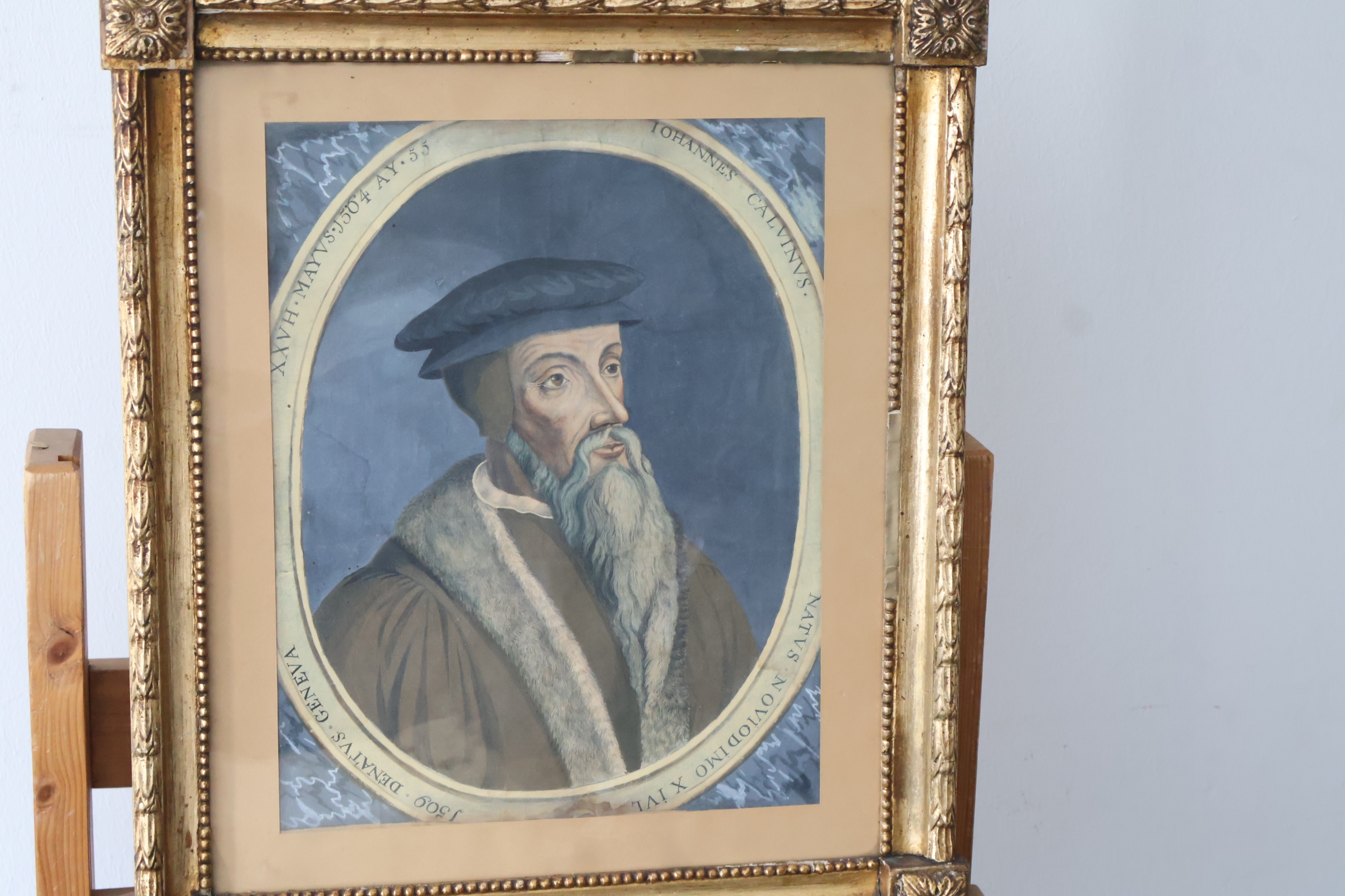 Gegraveerd portret in vergulde lijst – foto 3 – kavel bij GSD Auctions, Zoeterwoude