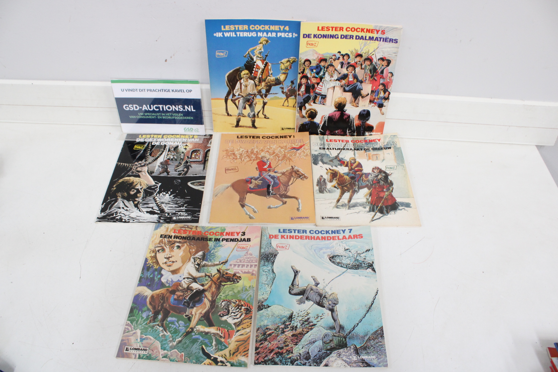 Lester Cockney stripboeken serie 1 t/m 7 – kavel bij GSD Auctions, Zoeterwoude