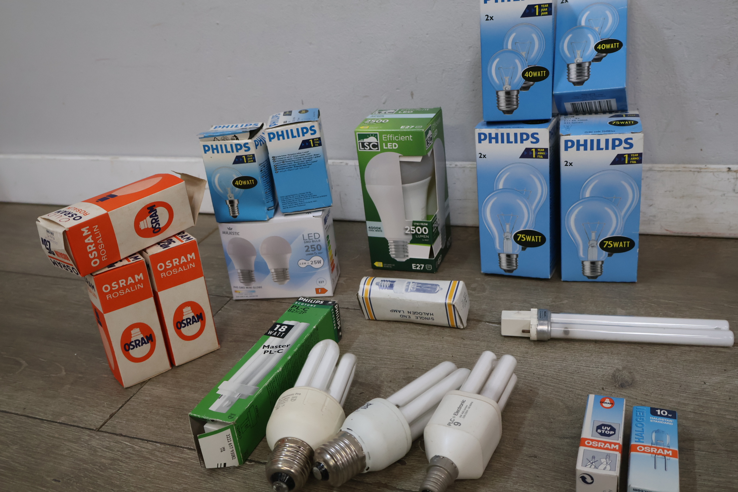 Verzameling diverse lichtbronnen Philips, Osram en meer – foto 8 – kavel bij GSD Auctions, Zoeterwoude