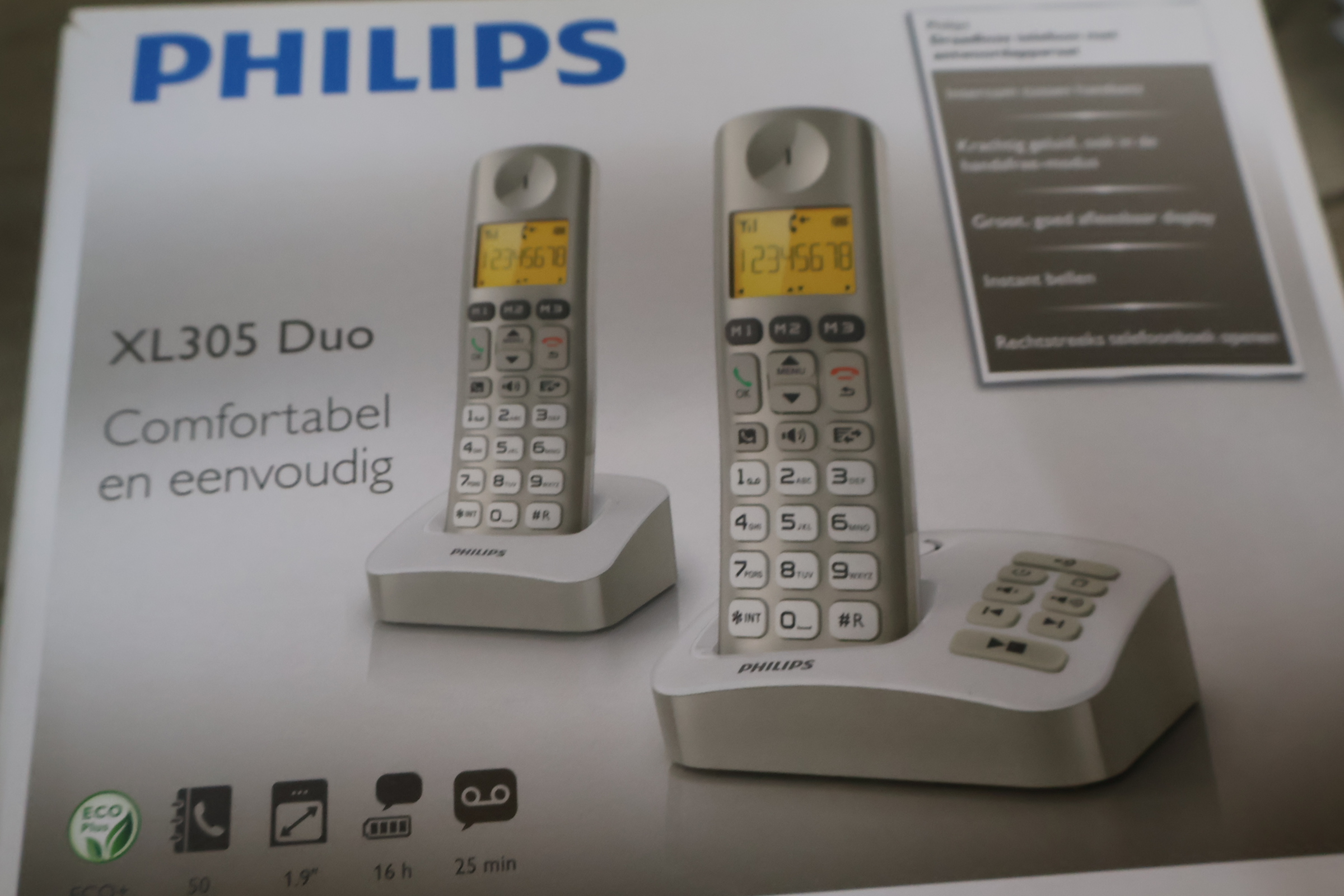 Philips XL305 Duo draadloze telefoonset met antwoordapparaat – foto 6 – kavel bij GSD Auctions, Zoeterwoude