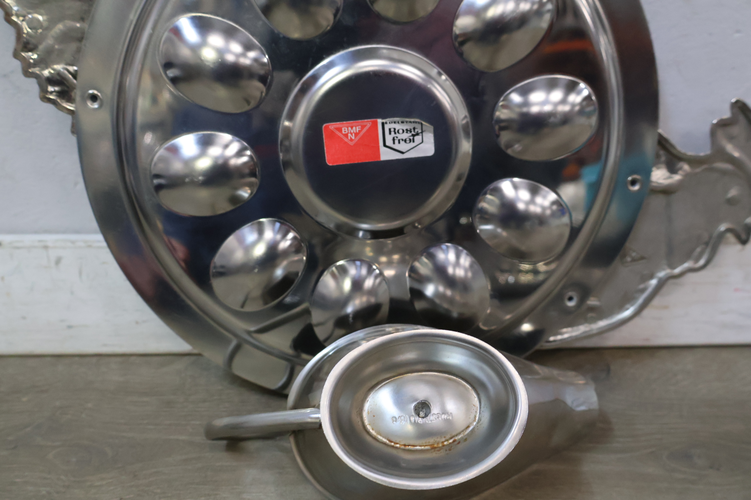 Set verzilverde serveer- en decoratievoorwerpen – foto 10 – kavel bij GSD Auctions, Zoeterwoude