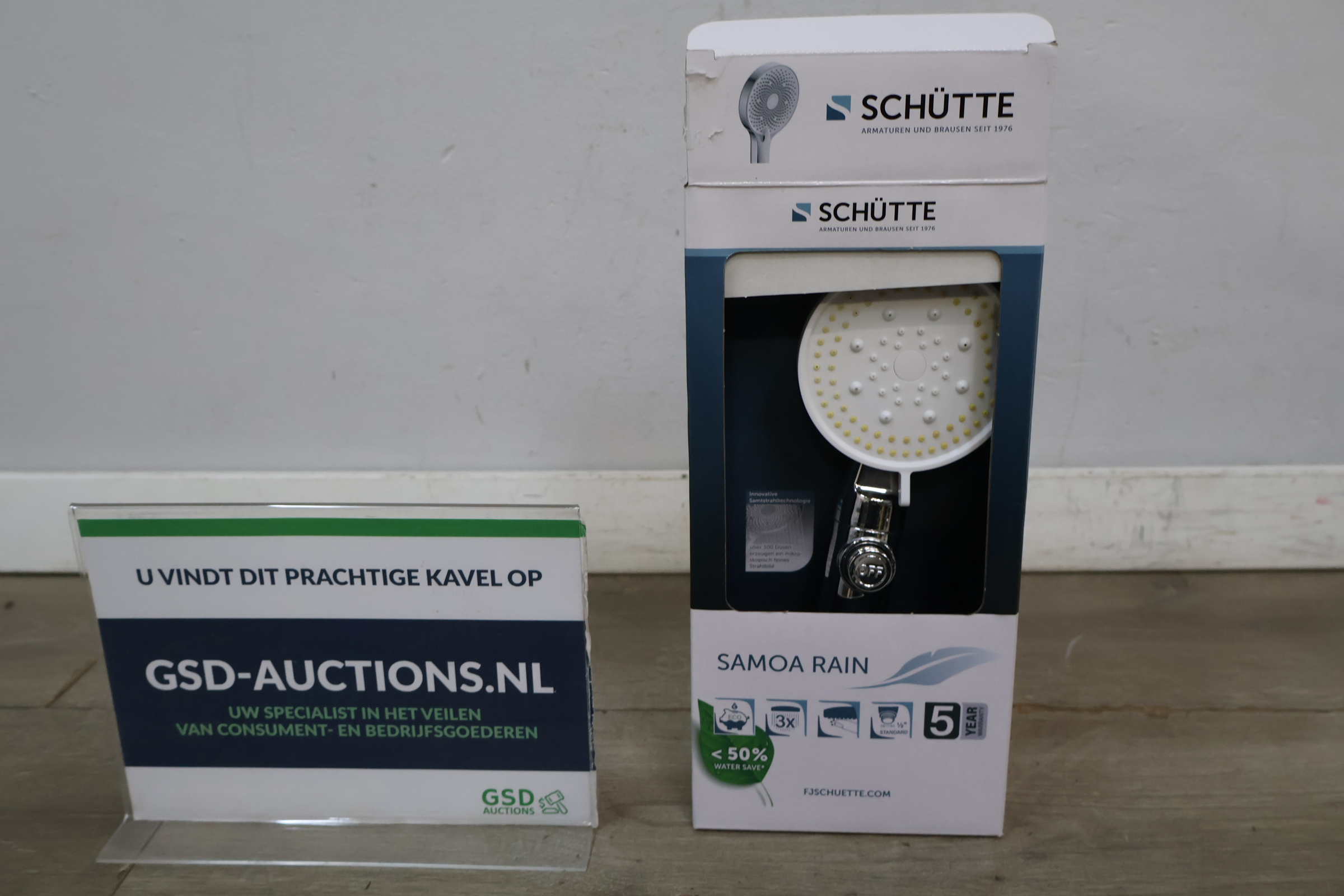 Schütte Samoa Rain douchekop – kavel bij GSD Auctions, Zoeterwoude