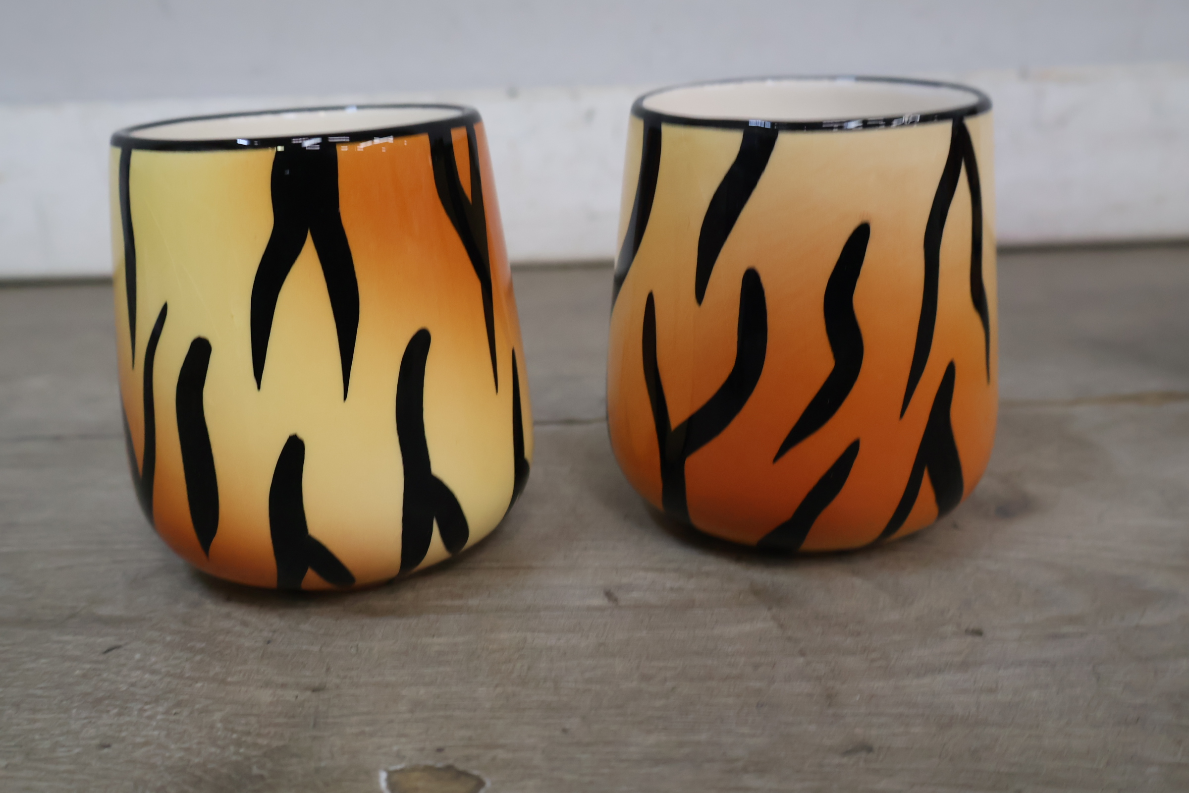 Theeset met tijgerprint servies – foto 9 – kavel bij GSD Auctions, Zoeterwoude