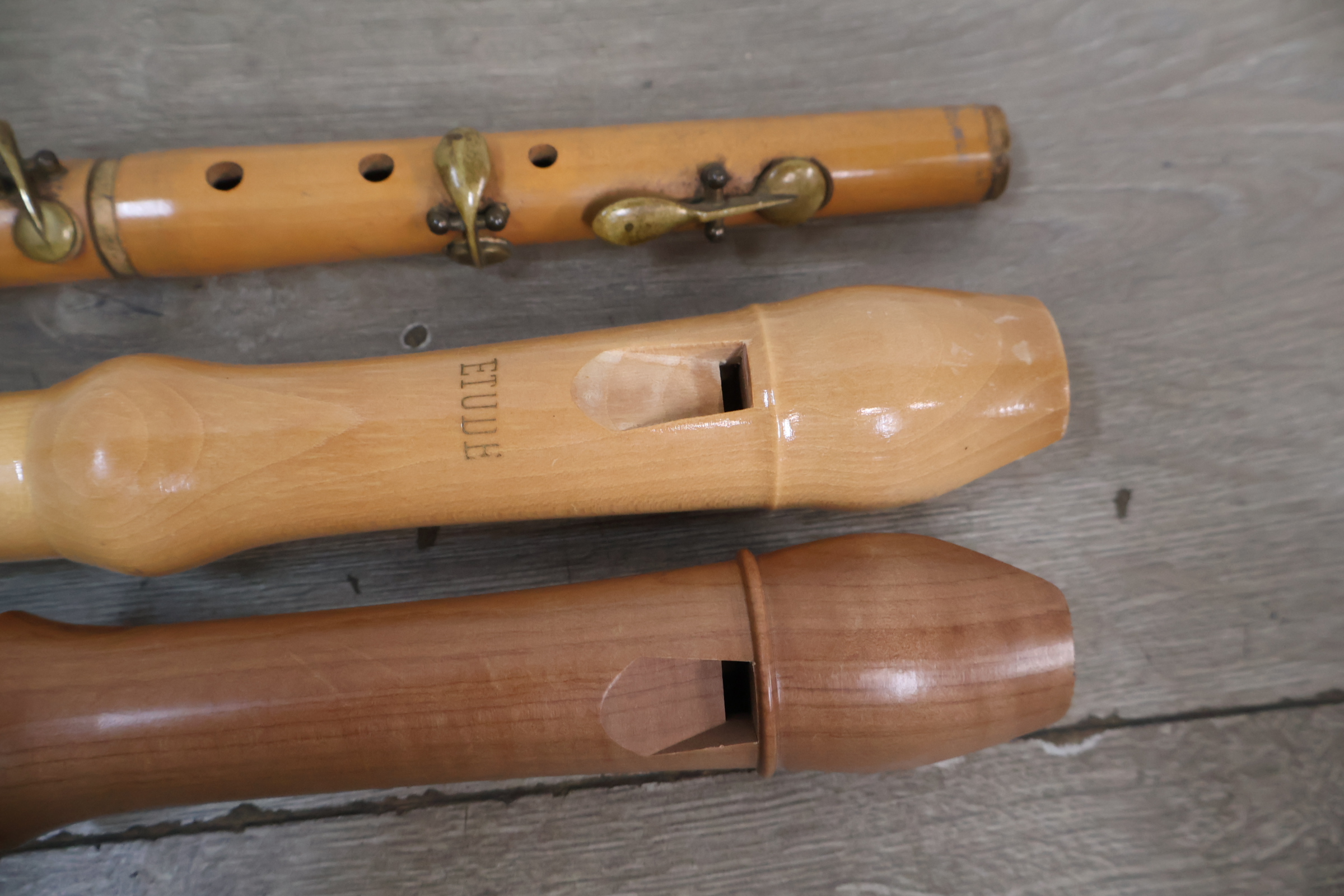 Set van drie houten blokfluiten – foto 6 – kavel bij GSD Auctions, Zoeterwoude