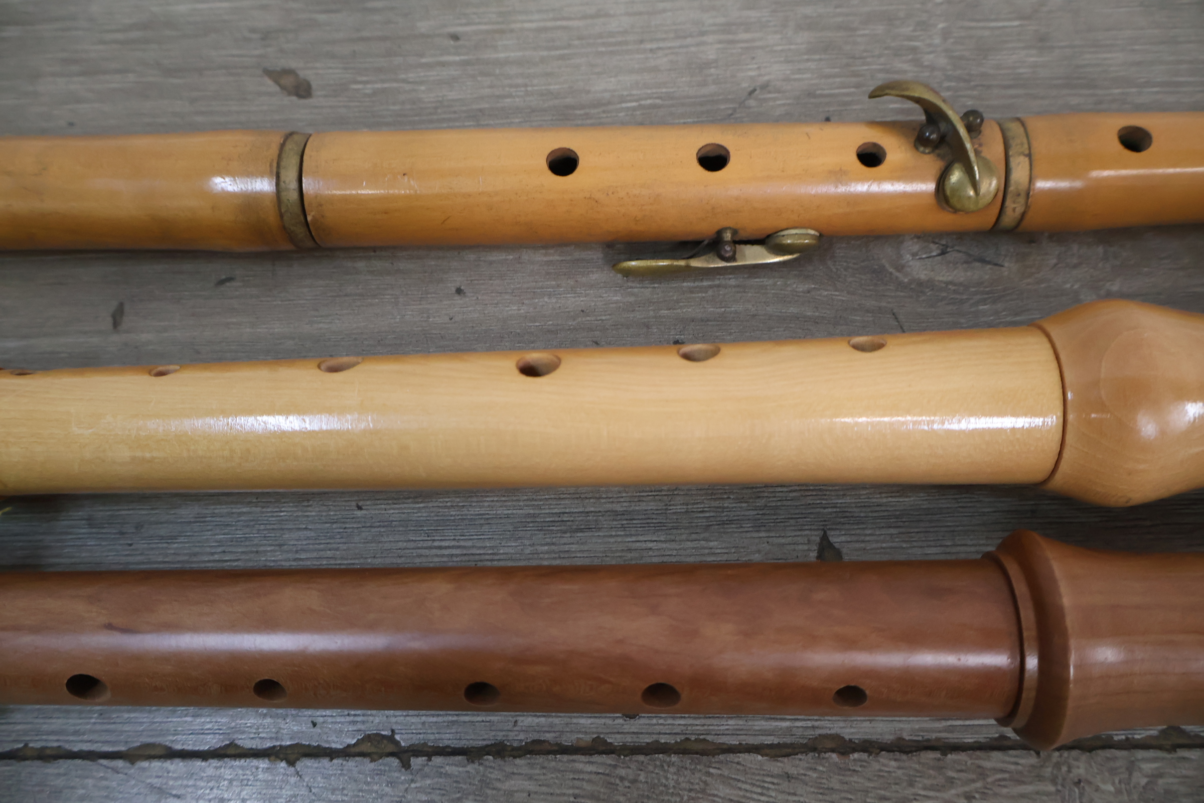 Set van drie houten blokfluiten – foto 7 – kavel bij GSD Auctions, Zoeterwoude
