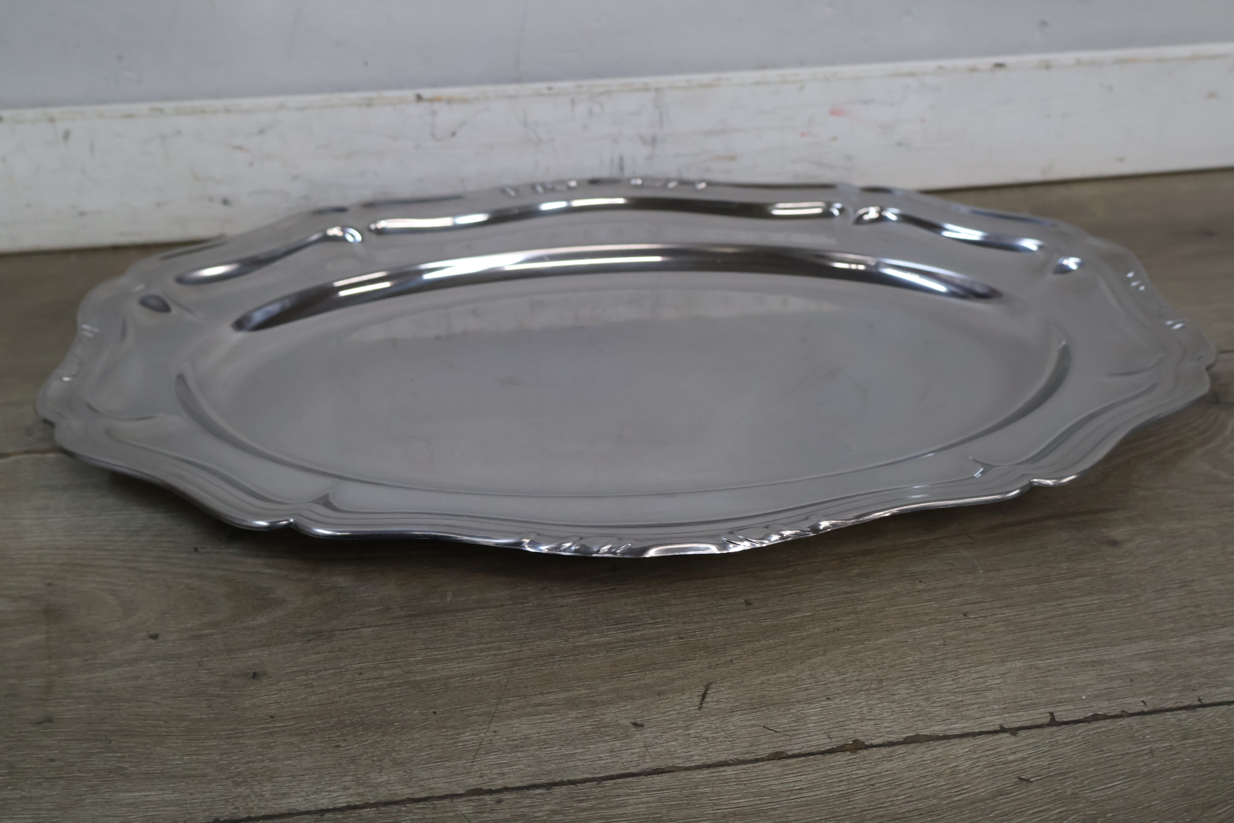 Set verzilverde schalen met sierlijke randen – foto 7 – kavel bij GSD Auctions, Zoeterwoude