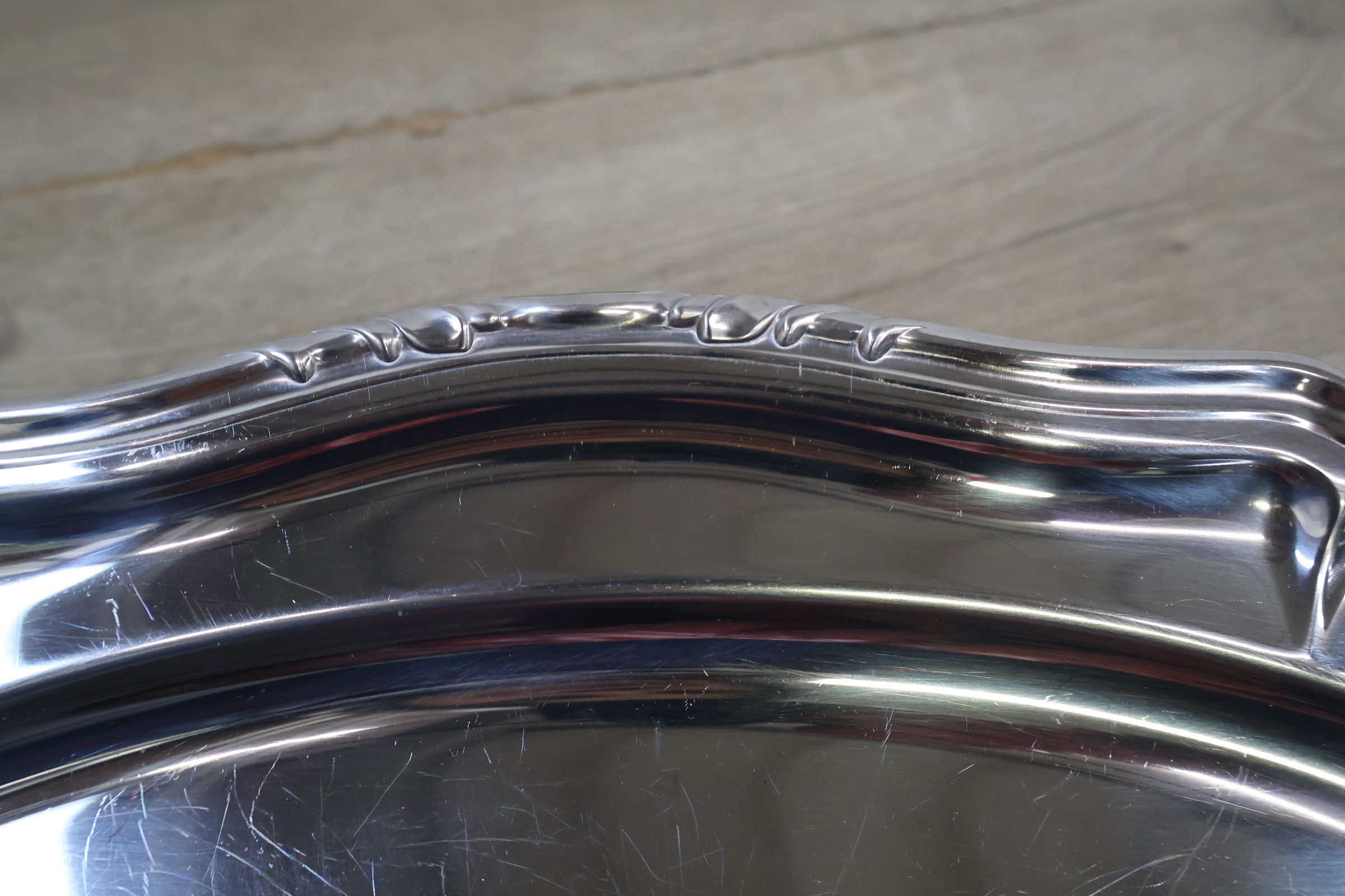 Set verzilverde schalen met sierlijke randen – foto 9 – kavel bij GSD Auctions, Zoeterwoude