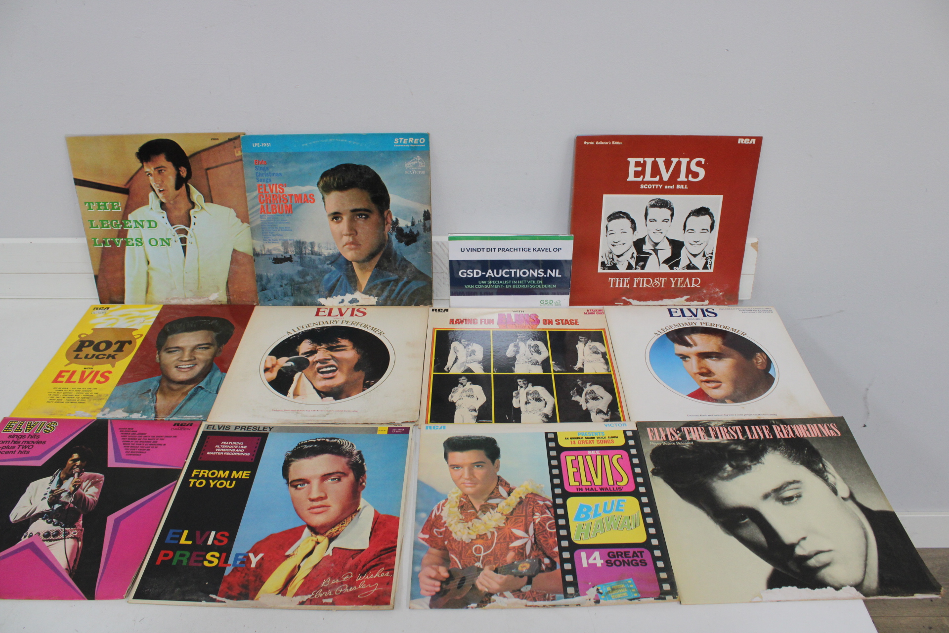 Elvis Presley vinyl albums collectie – kavel bij GSD Auctions, Zoeterwoude