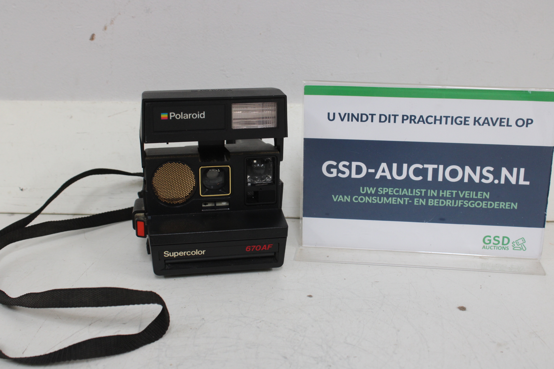 Polaroid Supercolor 670AF instant camera – kavel bij GSD Auctions, Zoeterwoude