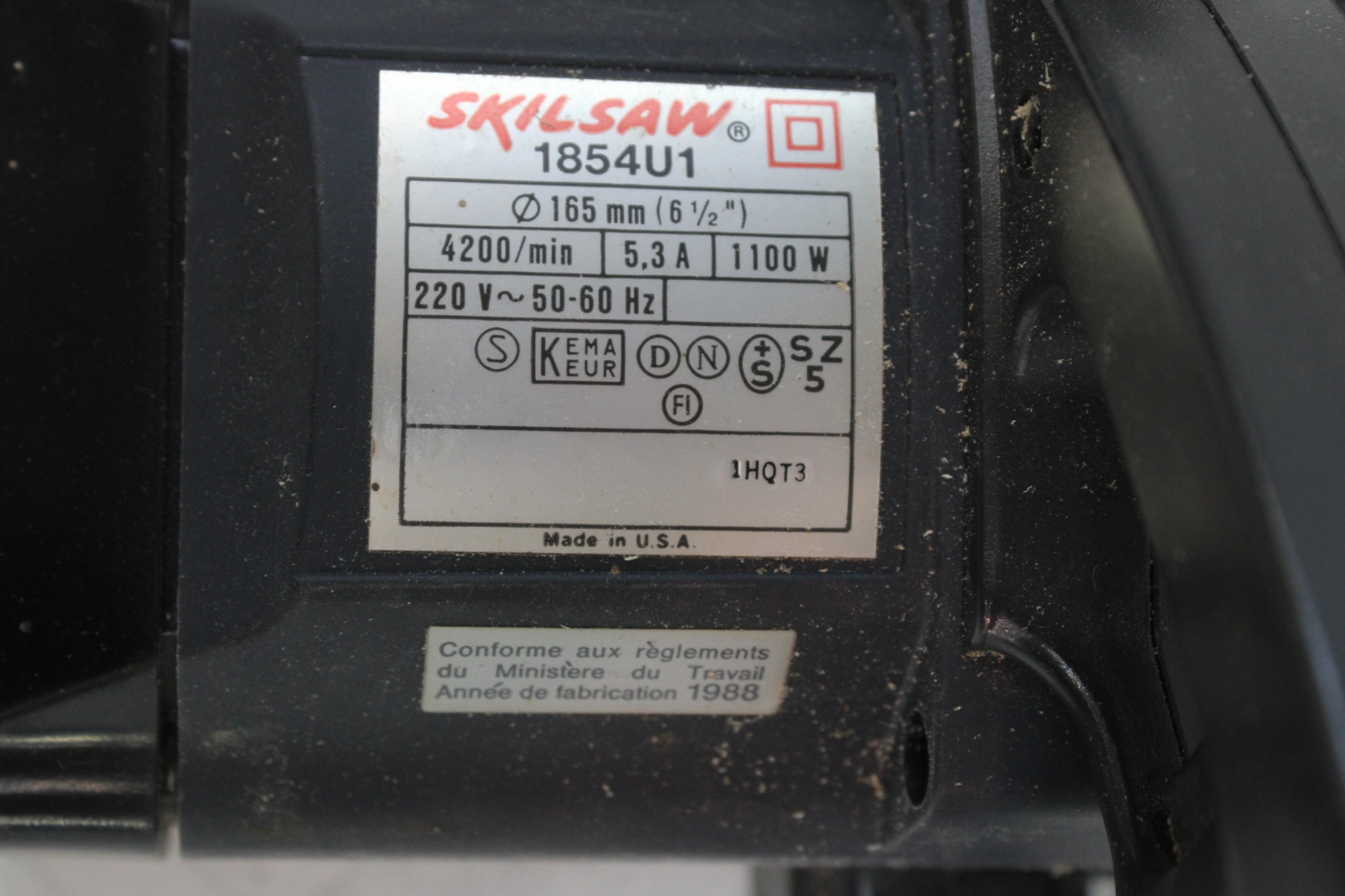Skilsaw elektrische cirkelzaag 1100W – foto 5 – kavel bij GSD Auctions, Zoeterwoude