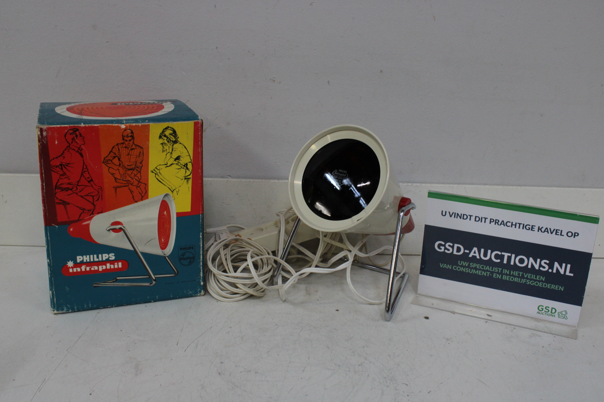 Philips Infraphil infraroodlamp – kavel bij GSD Auctions, Zoeterwoude