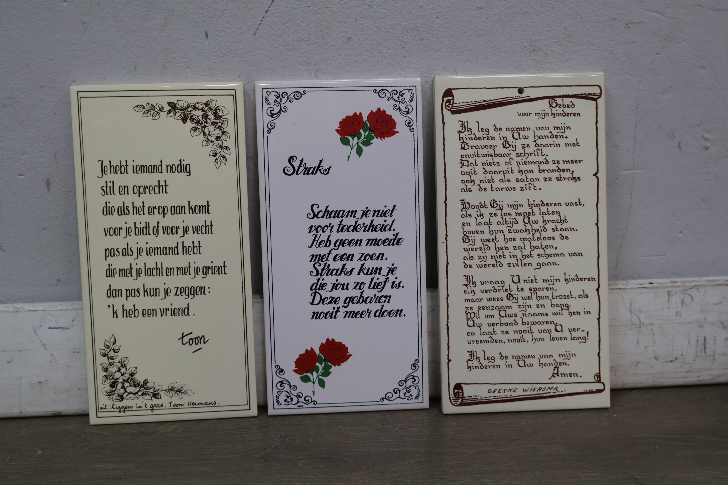 Set van 3 religieuze en inspirerende tekstborden – foto 3 – kavel bij GSD Auctions, Zoeterwoude