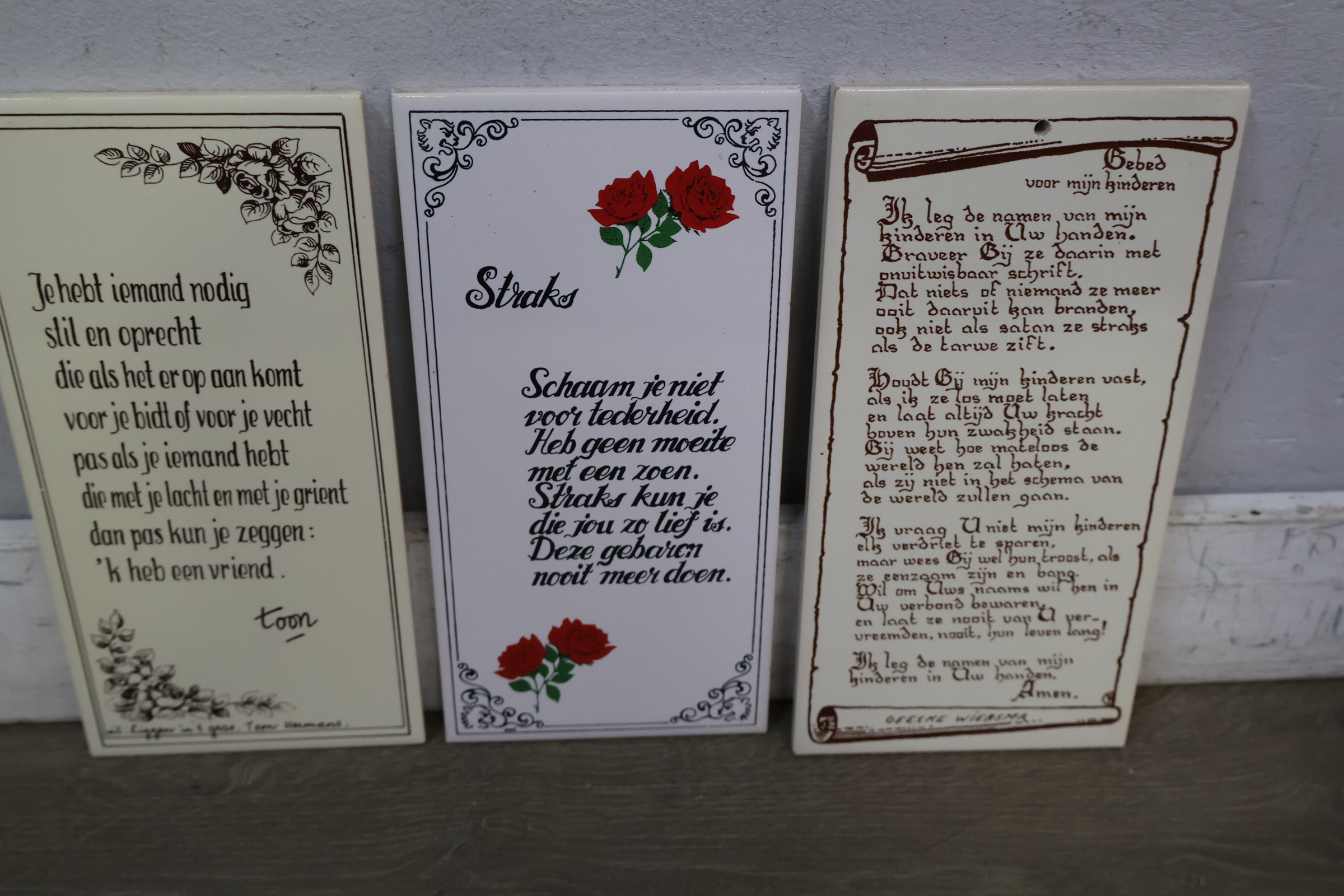 Set van 3 religieuze en inspirerende tekstborden – foto 4 – kavel bij GSD Auctions, Zoeterwoude