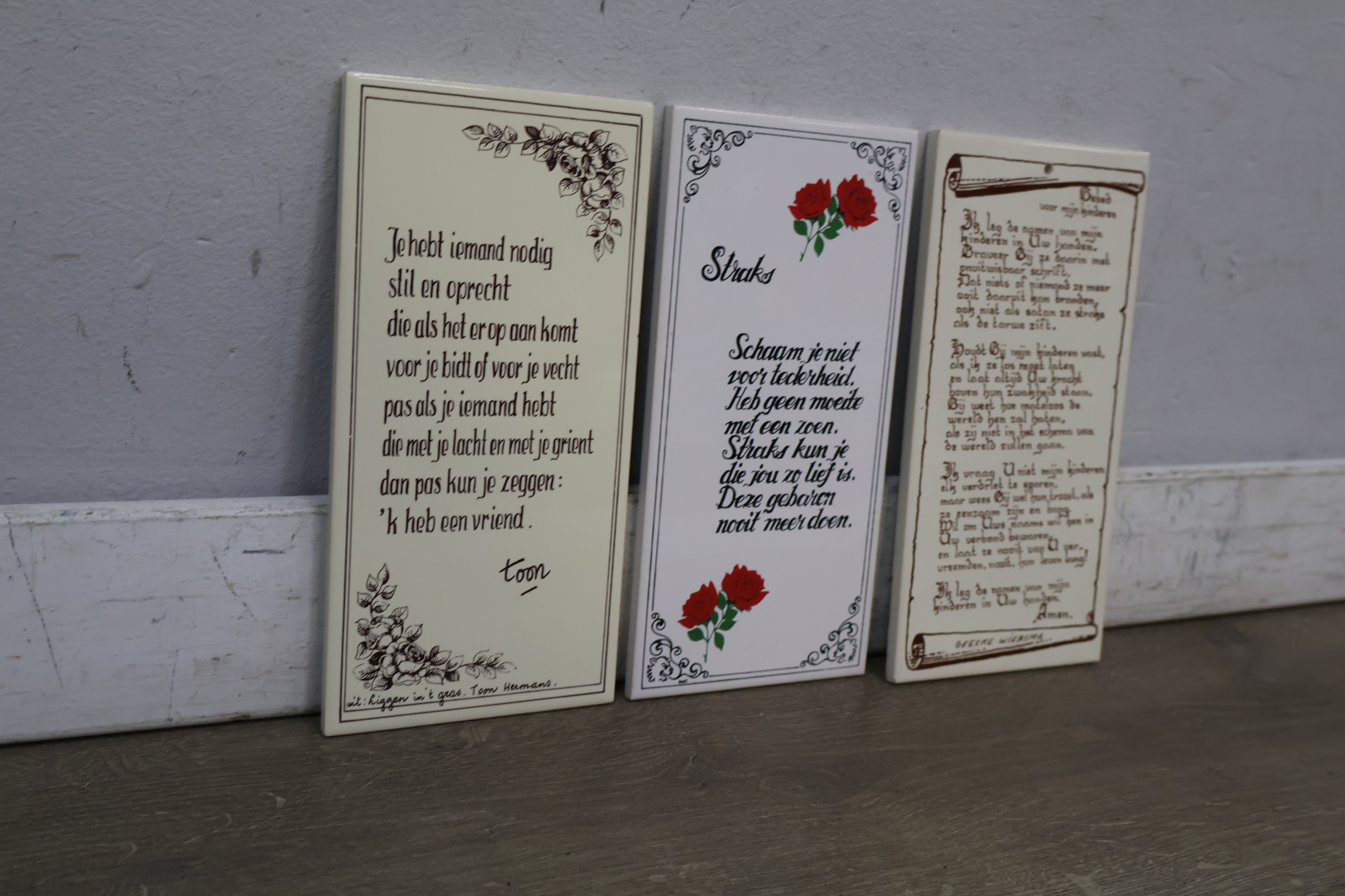 Set van 3 religieuze en inspirerende tekstborden – foto 5 – kavel bij GSD Auctions, Zoeterwoude