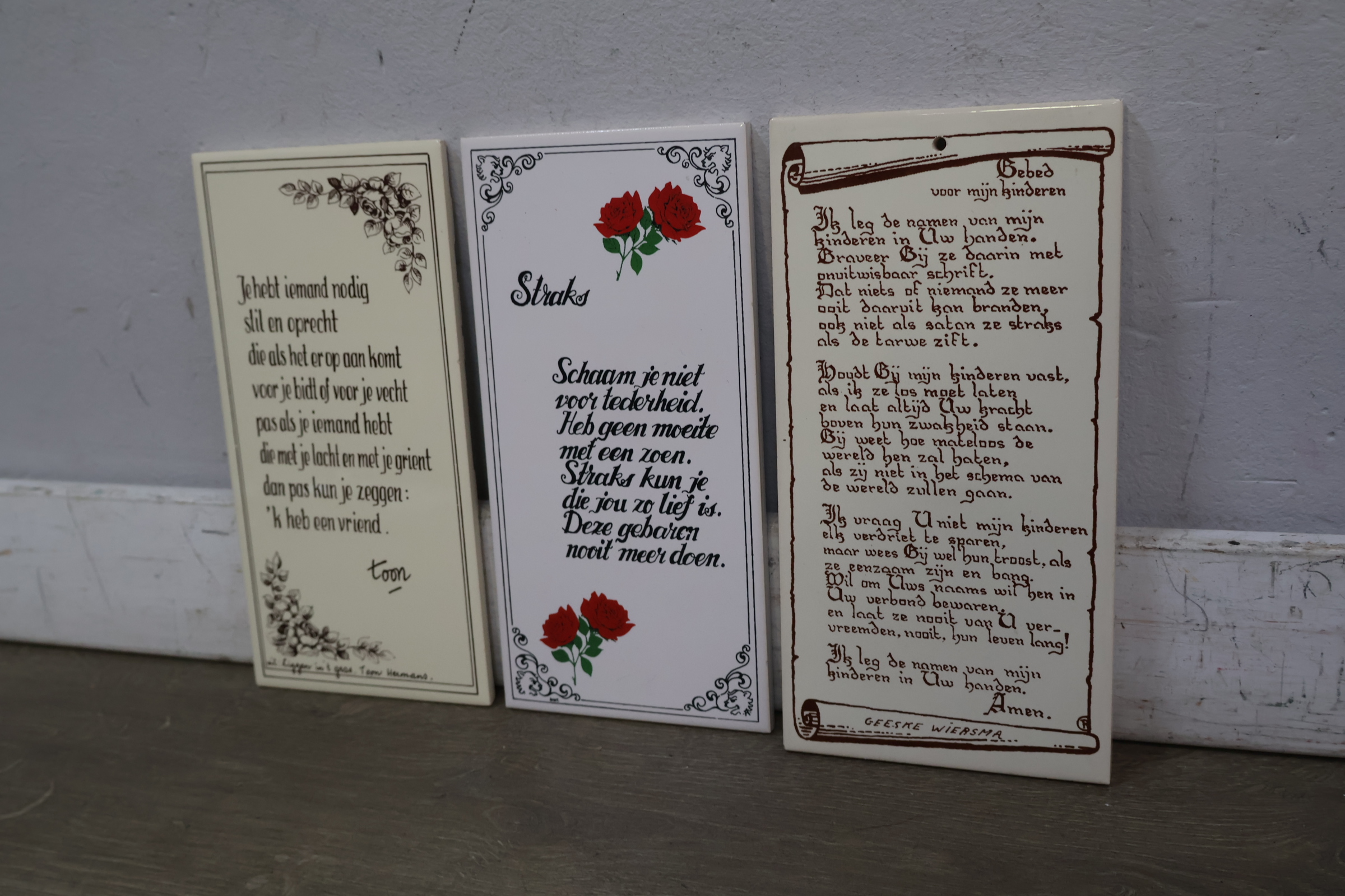 Set van 3 religieuze en inspirerende tekstborden – foto 6 – kavel bij GSD Auctions, Zoeterwoude