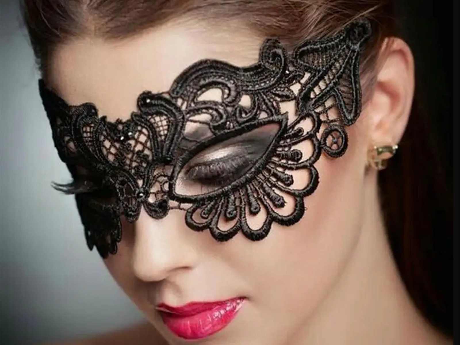 Oogmasker - lace - zwart – foto 2 – kavel bij GSD Auctions, Zoeterwoude