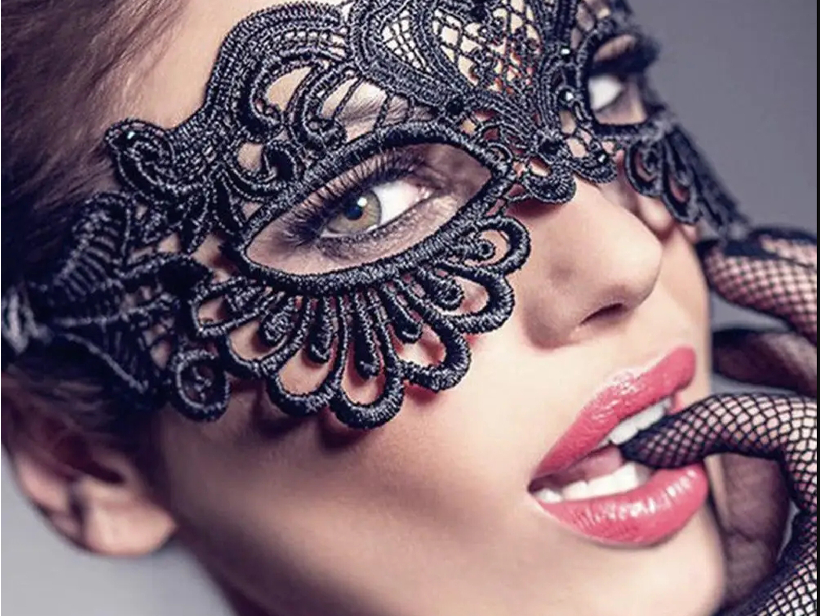 Oogmasker - lace - zwart – kavel bij GSD Auctions, Zoeterwoude