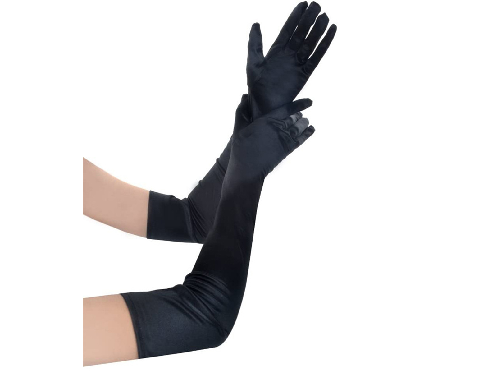Handschoenen lang - zwart - 55cm – kavel bij GSD Auctions, Zoeterwoude