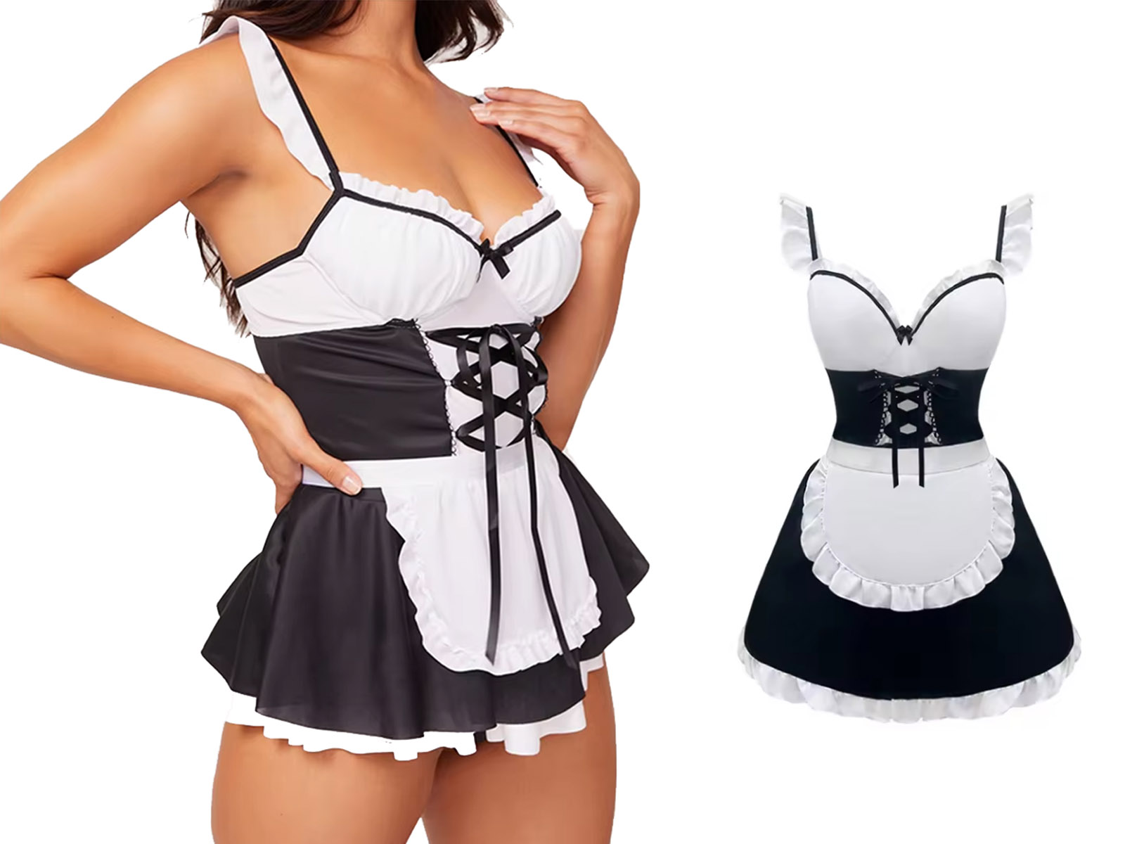 Dames verkleedkleding - sexy schoonmaakster – foto 4 – kavel bij GSD Auctions, Zoeterwoude