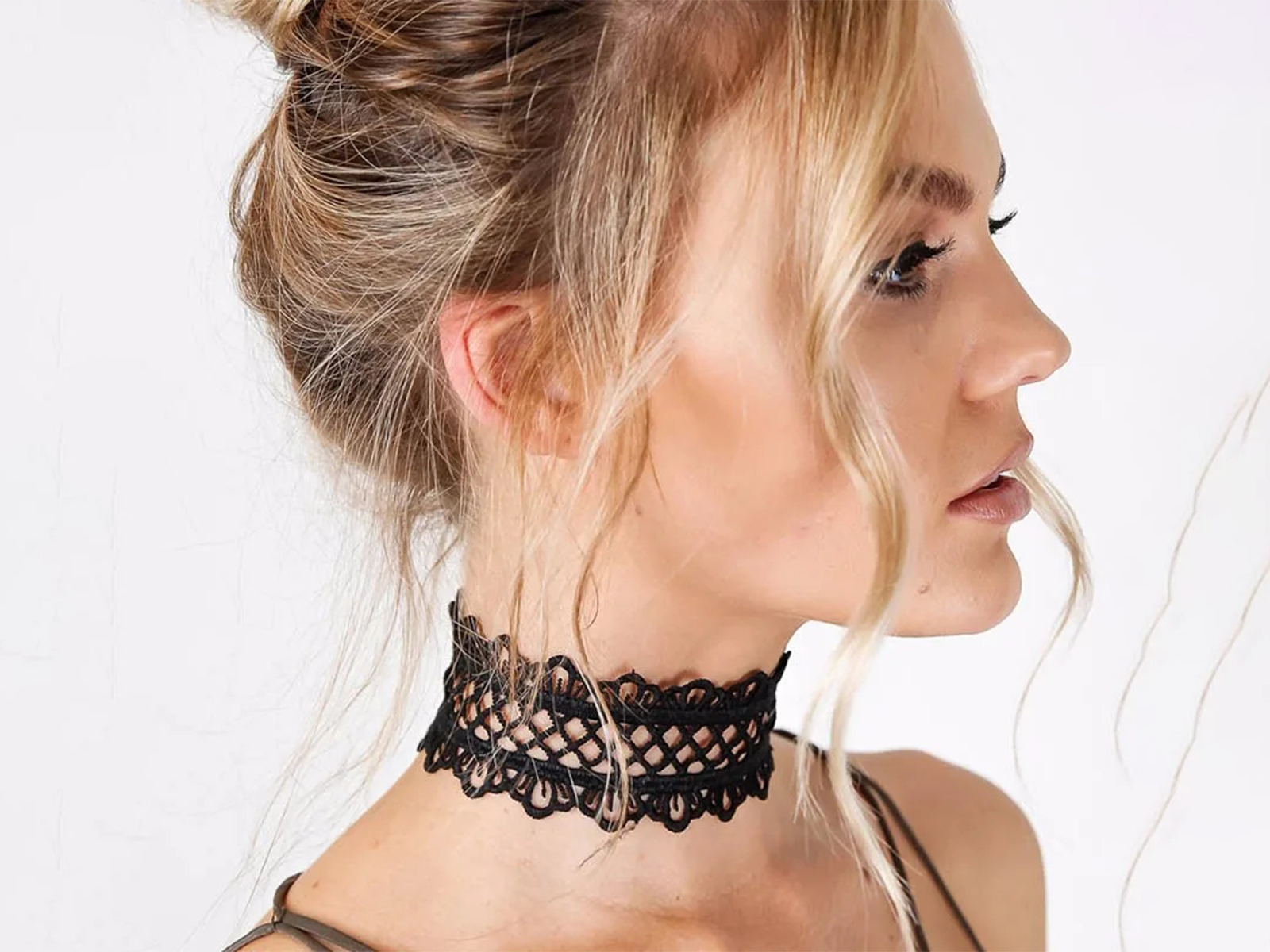 Choker - Zwart - Kant / Lace – kavel bij GSD Auctions, Zoeterwoude