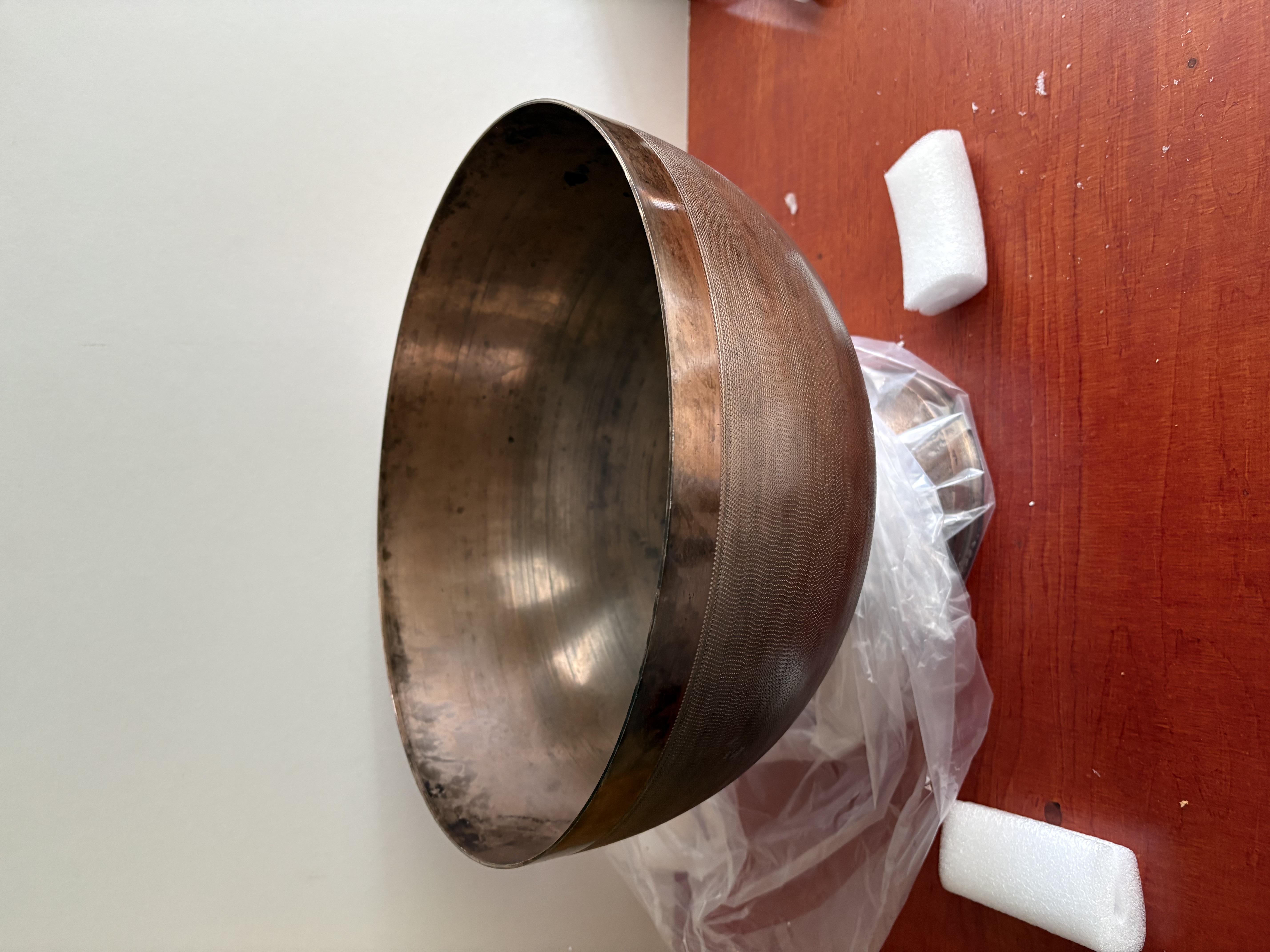 Grote fruitschaal Aluminium nieuwe – foto 3 – kavel bij GSD Auctions, Zoeterwoude