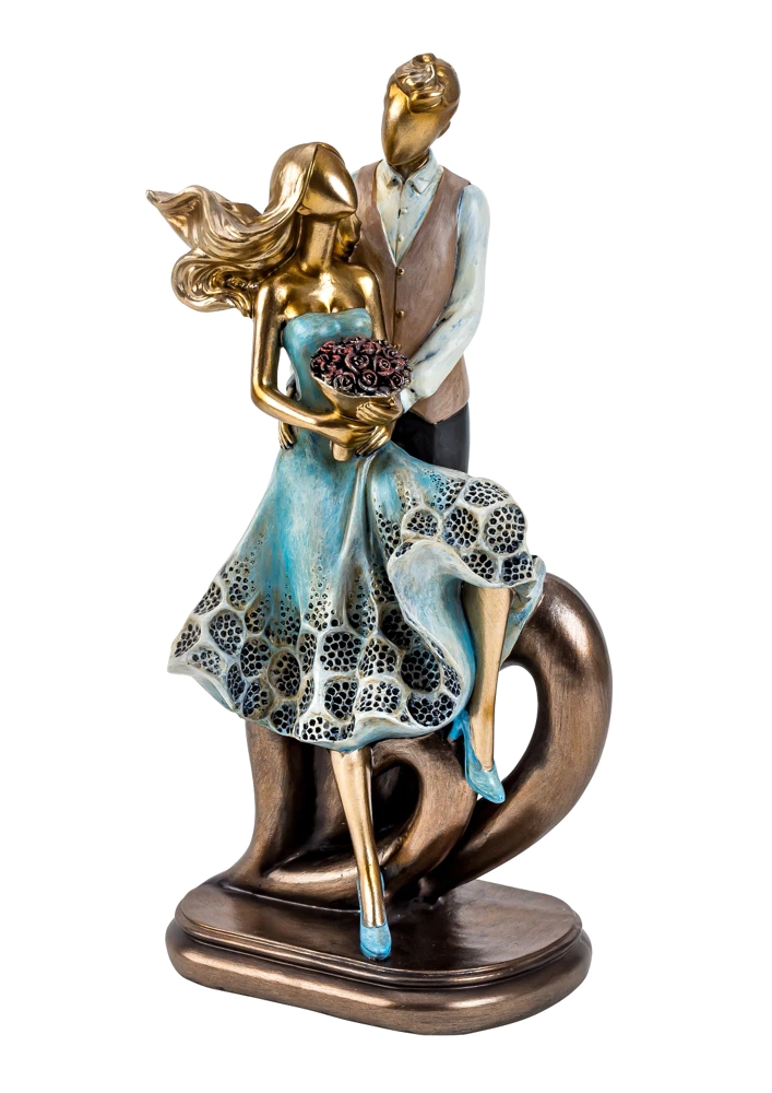 Verliefde steel "Exclusive Style" beeld h =27cm b= 12 – kavel bij GSD Auctions, Zoeterwoude