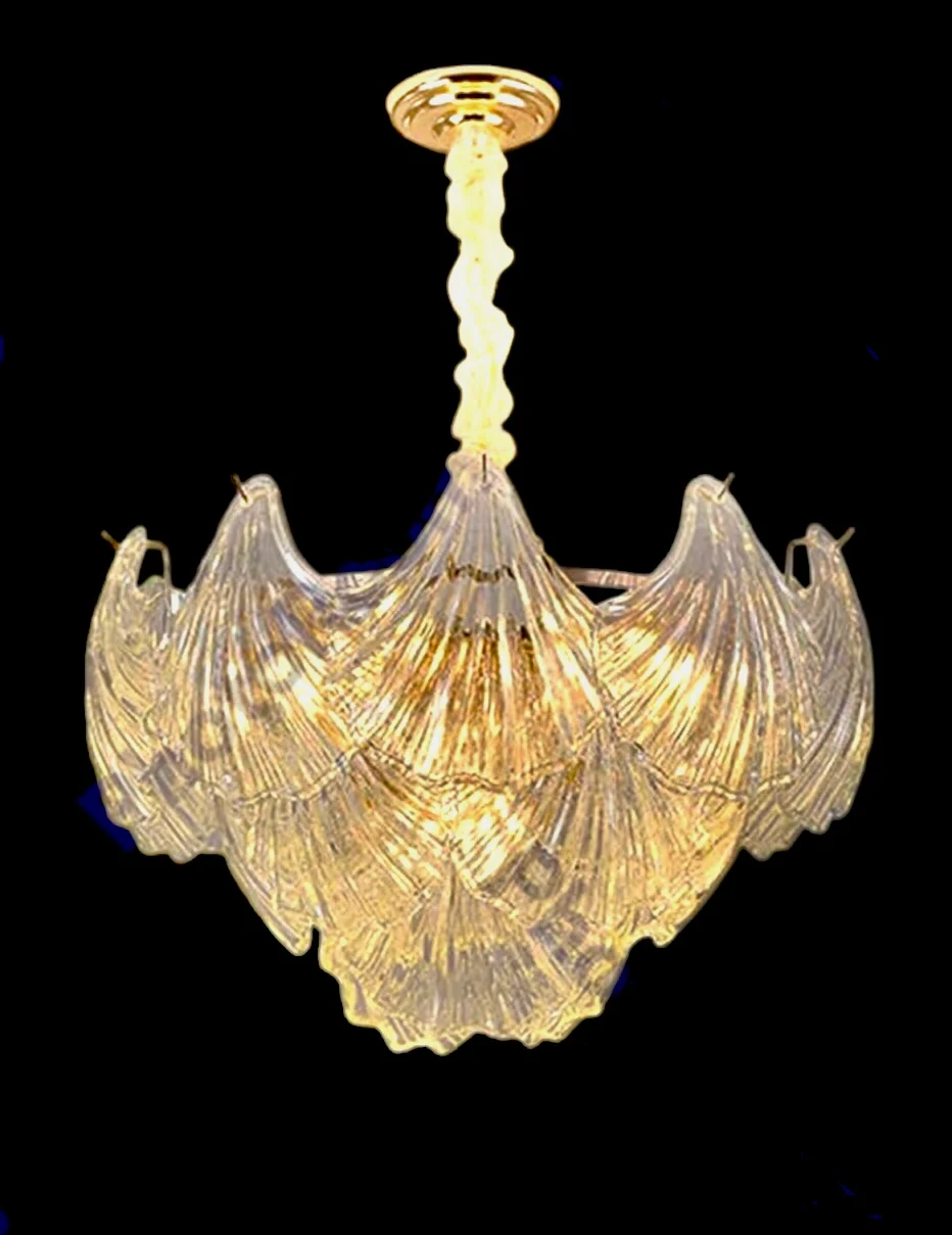Plafondlamp met schelpen (nieuwe) – kavel bij GSD Auctions, Zoeterwoude