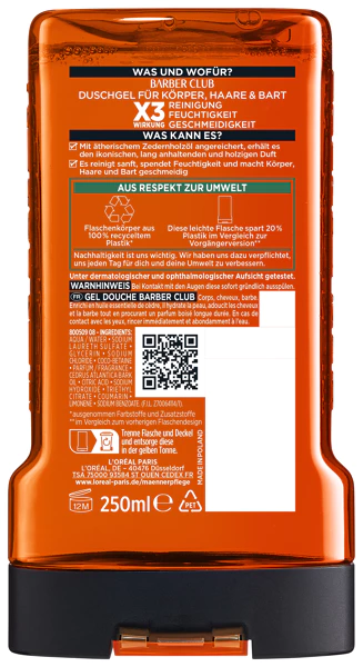 L'Oreal Men Expert douchegel 250ml 6 stuks in verpakking – foto 2 – kavel bij GSD Auctions, Zoeterwoude