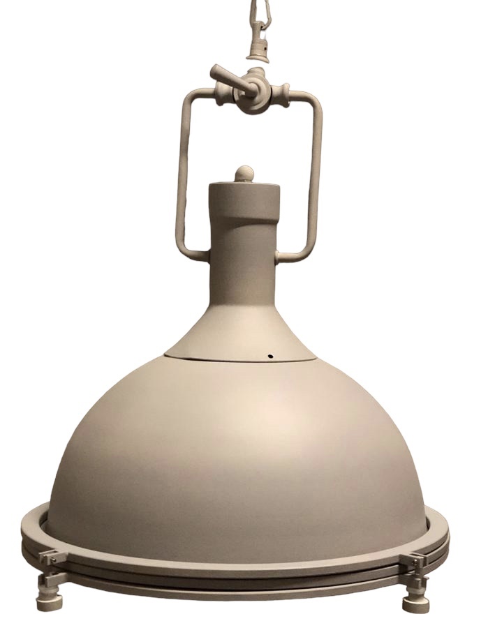 Industriële plafondlamp cream (nieuw in doos) – foto 3 – kavel bij GSD Auctions, Zoeterwoude