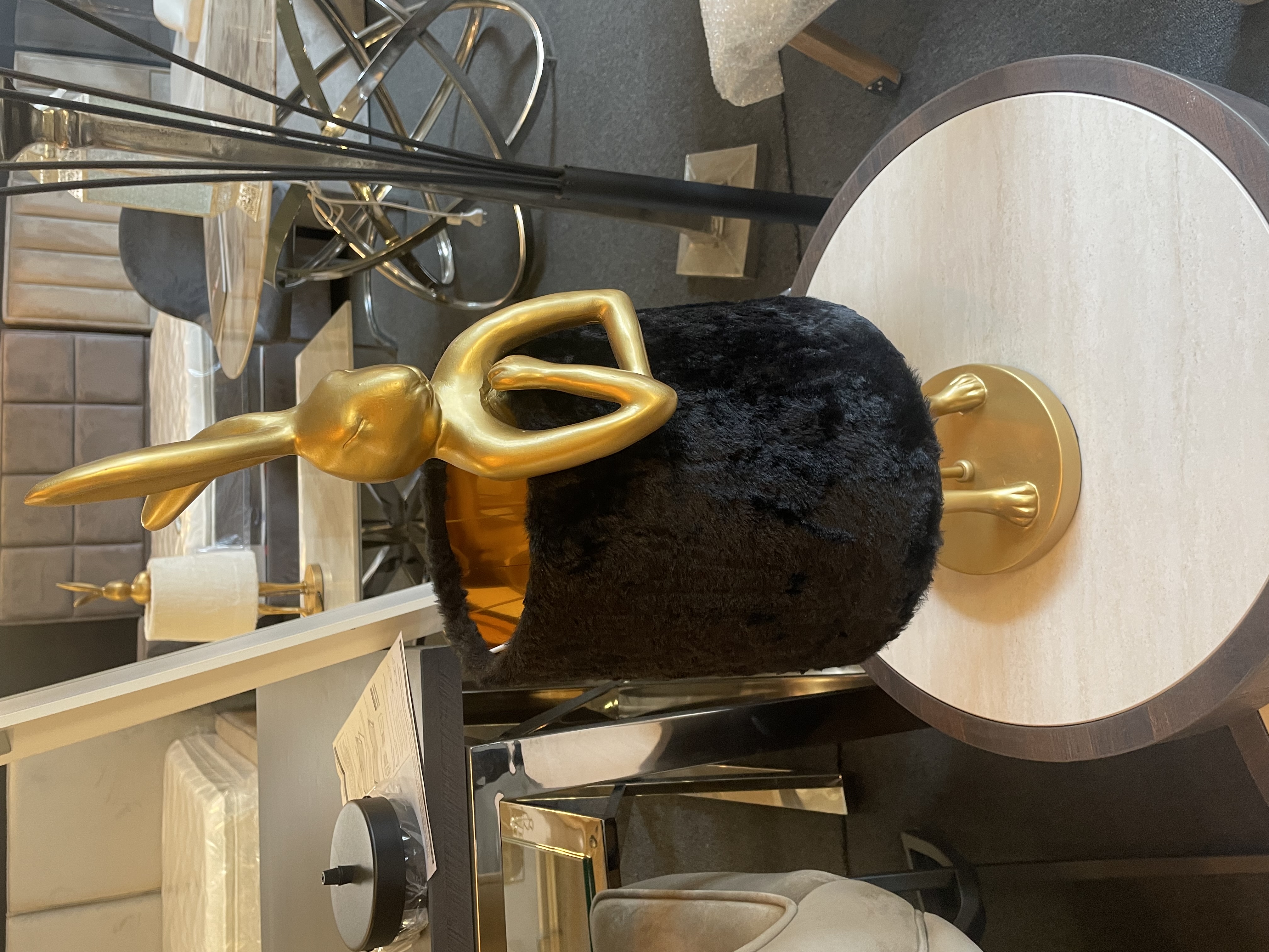 Tafellamp konijn goud met zwart 68cm (nieuwe product) – foto 4 – kavel bij GSD Auctions, Zoeterwoude