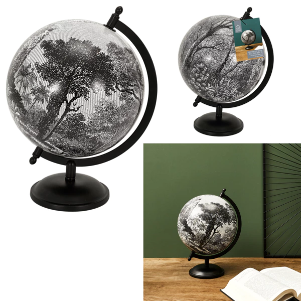 Wereldbol "globe deco black forest" diameter 21.4cm (Nieuwe) – foto 2 – kavel bij GSD Auctions, Zoeterwoude