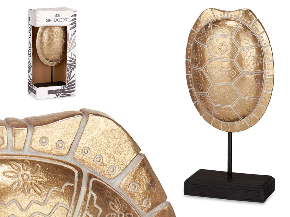 2x Ornament Schilpadenschild goud (nieuwe) – kavel bij GSD Auctions, Zoeterwoude