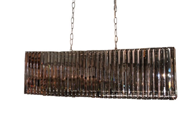 Kroonluchter Smokey kristallen 100cm lang nieuwe in doos – foto 2 – kavel bij GSD Auctions, Zoeterwoude