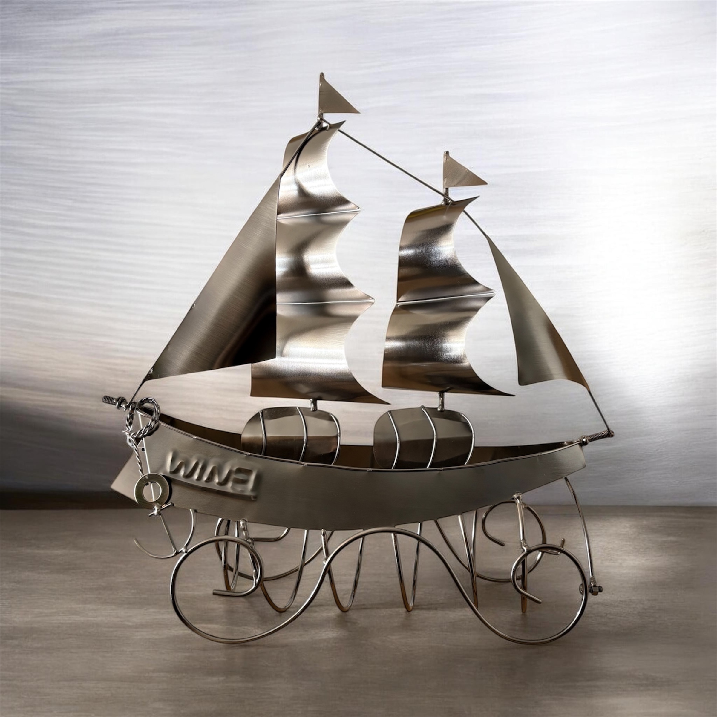 Wijnfleshouder metalen (*2) Nieuwe product – foto 2 – kavel bij GSD Auctions, Zoeterwoude