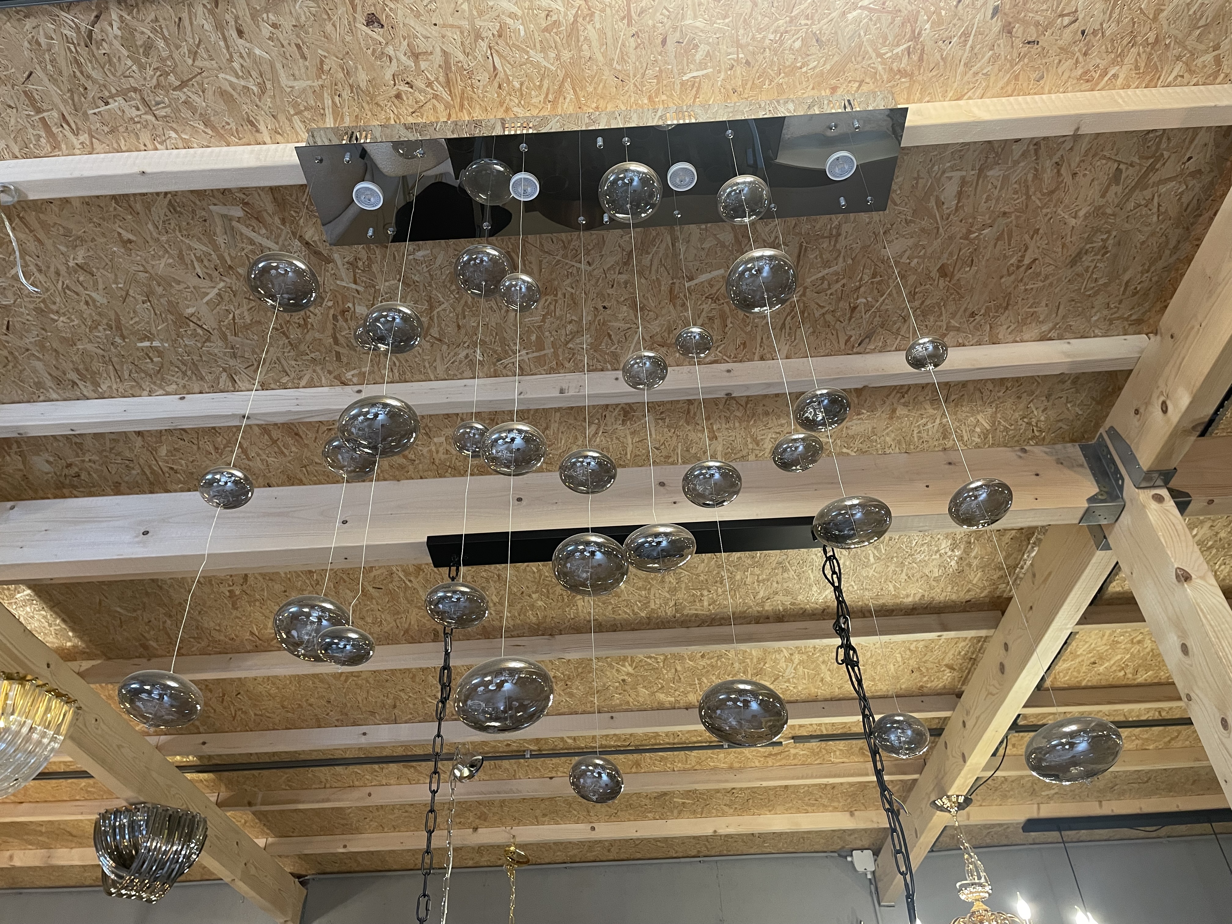Rechthoekige plafondlamp met Bubbels led verlichting (nieuwe) – kavel bij GSD Auctions, Zoeterwoude