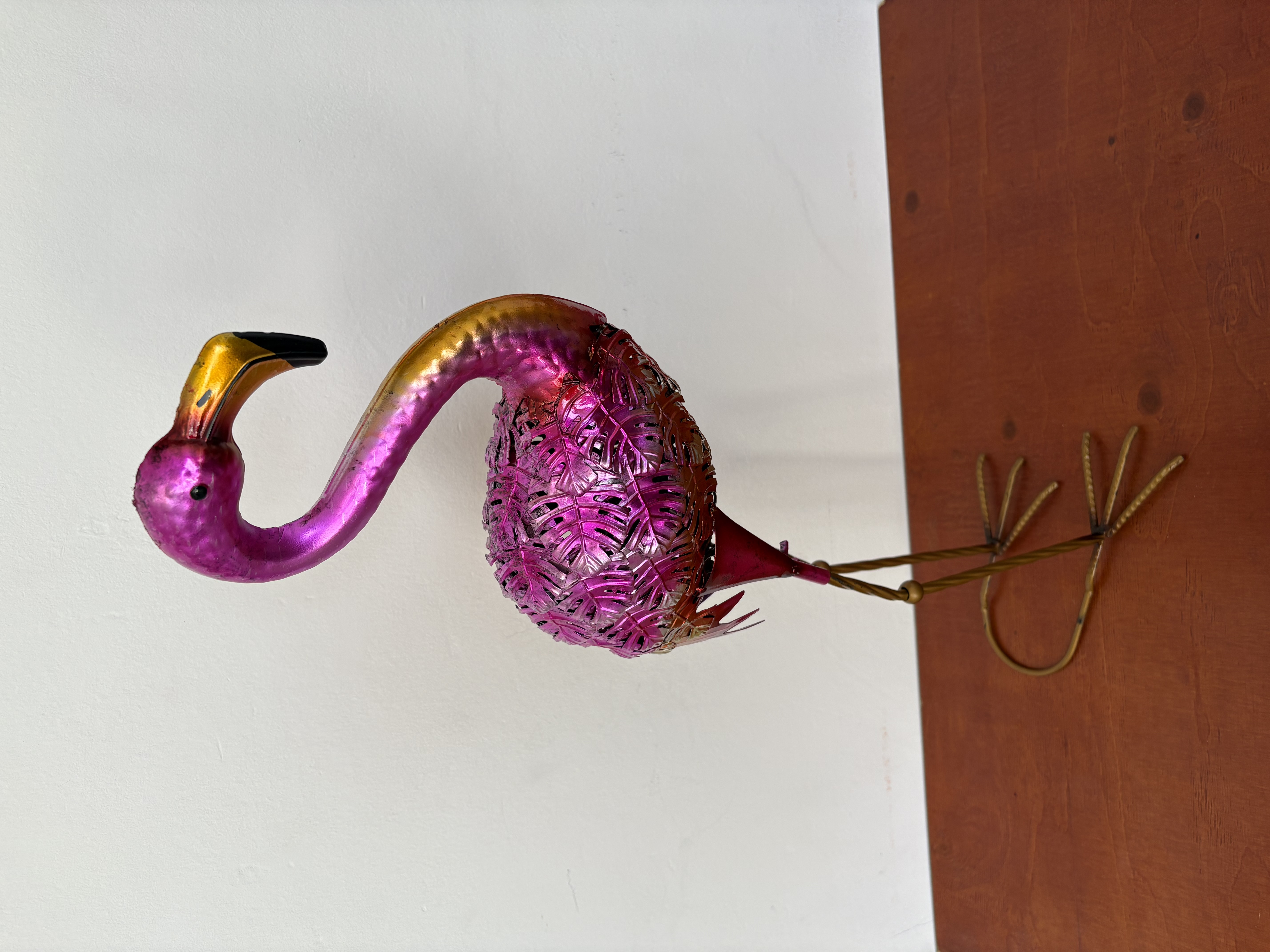 Metalen flamingo nieuwe product – kavel bij GSD Auctions, Zoeterwoude