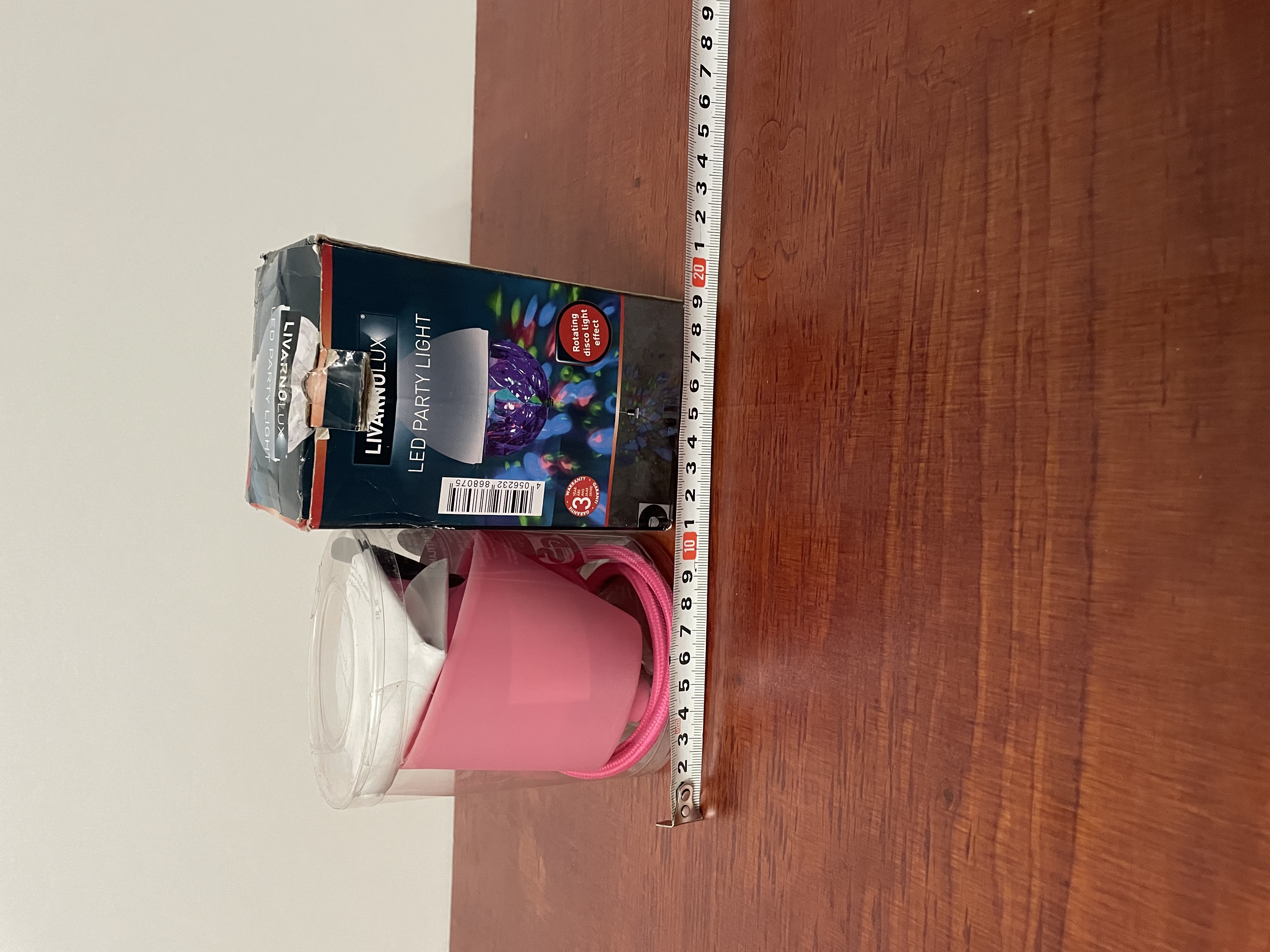Roze fitting met discolamp – foto 4 – kavel bij GSD Auctions, Zoeterwoude