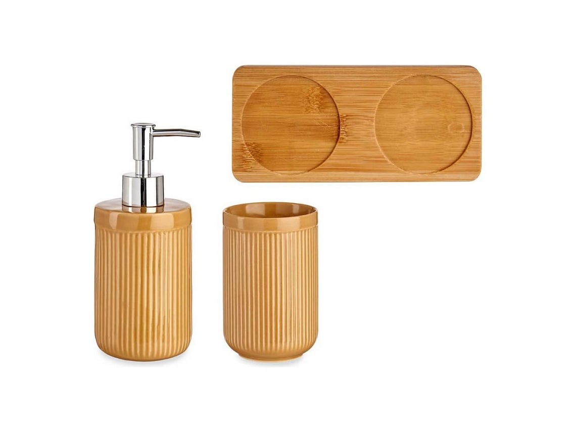 Keramiek badkamer set met bamboe – foto 3 – kavel bij GSD Auctions, Zoeterwoude